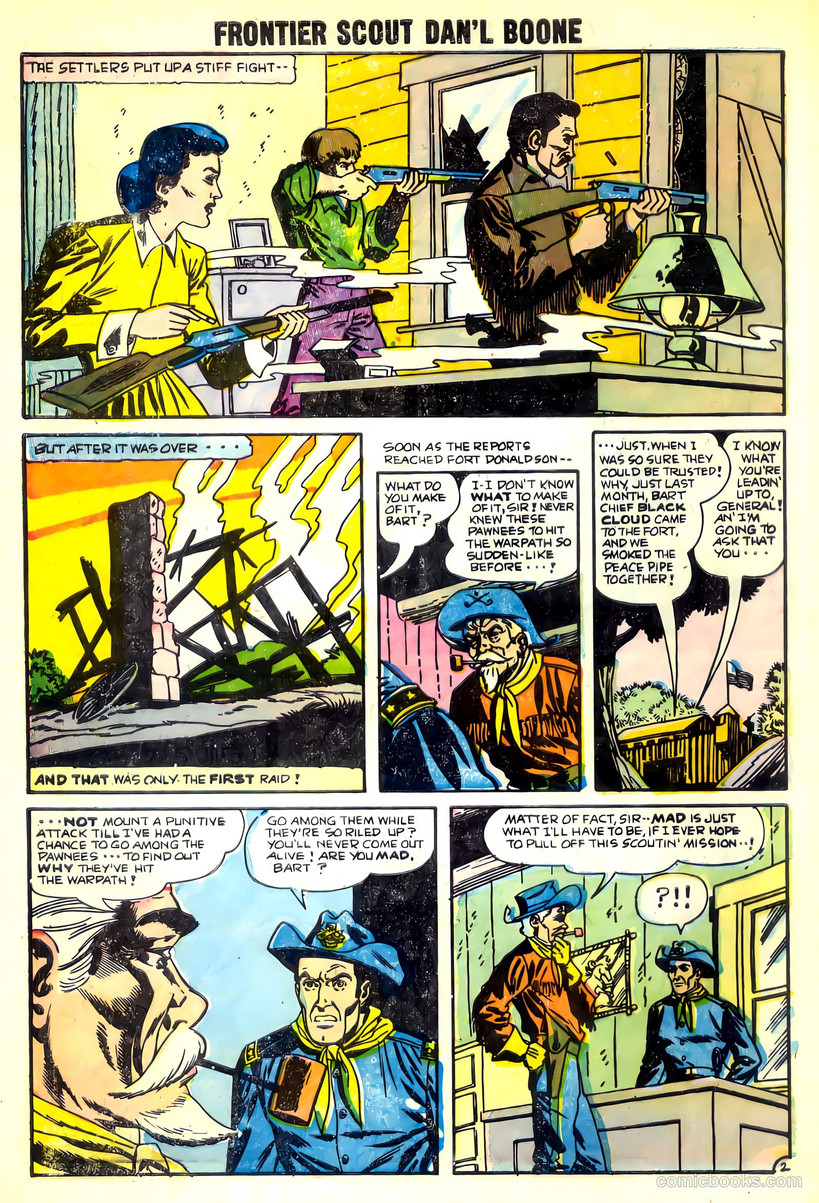 Frontier Scout, Dan'l Boone #10 (1956, Charlton) — page 28 of 36