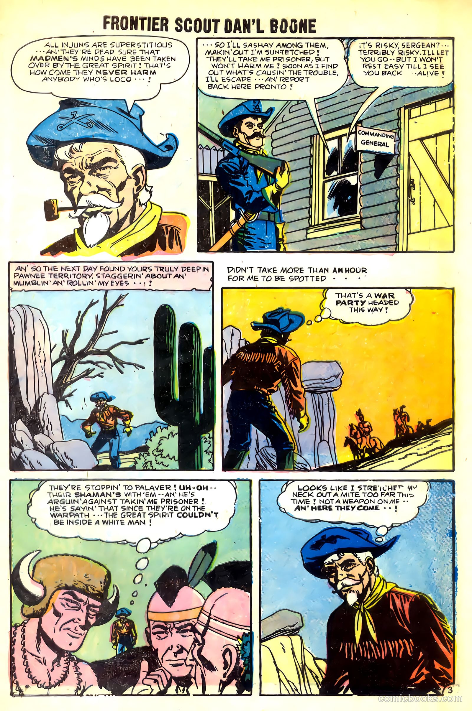 Frontier Scout, Dan'l Boone #10 (1956, Charlton) — page 29 of 36