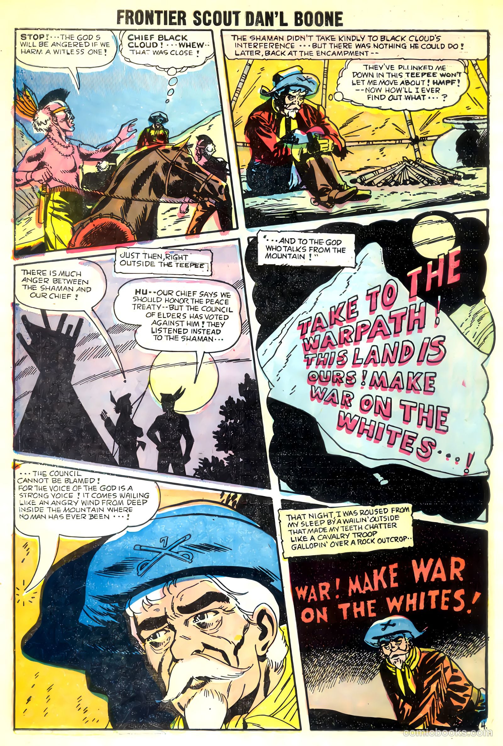 Frontier Scout, Dan'l Boone #10 (1956, Charlton) — page 30 of 36