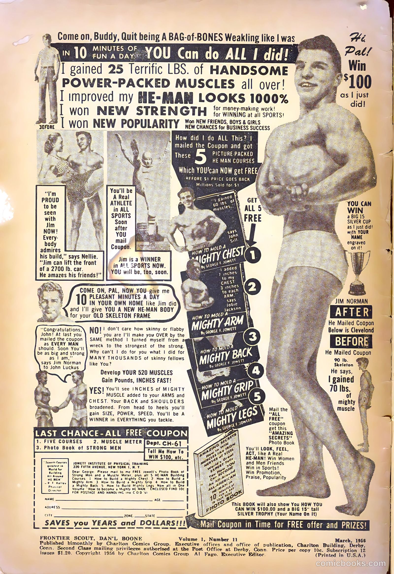 Frontier Scout, Dan'l Boone #11 (1956, Charlton) — page 2 of 36