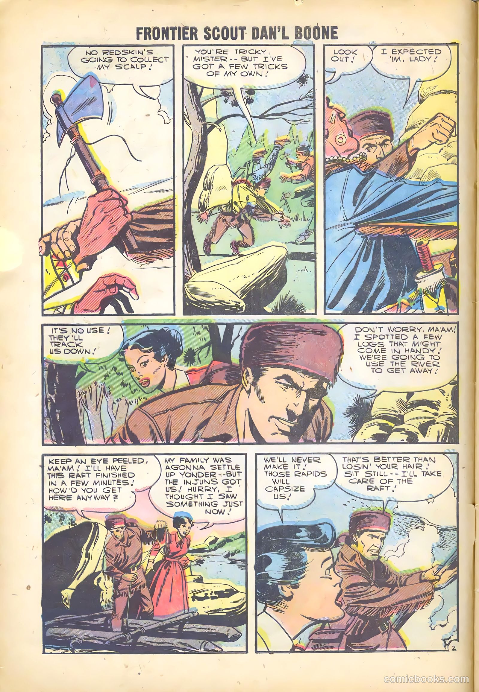 Frontier Scout, Dan'l Boone #11 (1956, Charlton) — page 4 of 36