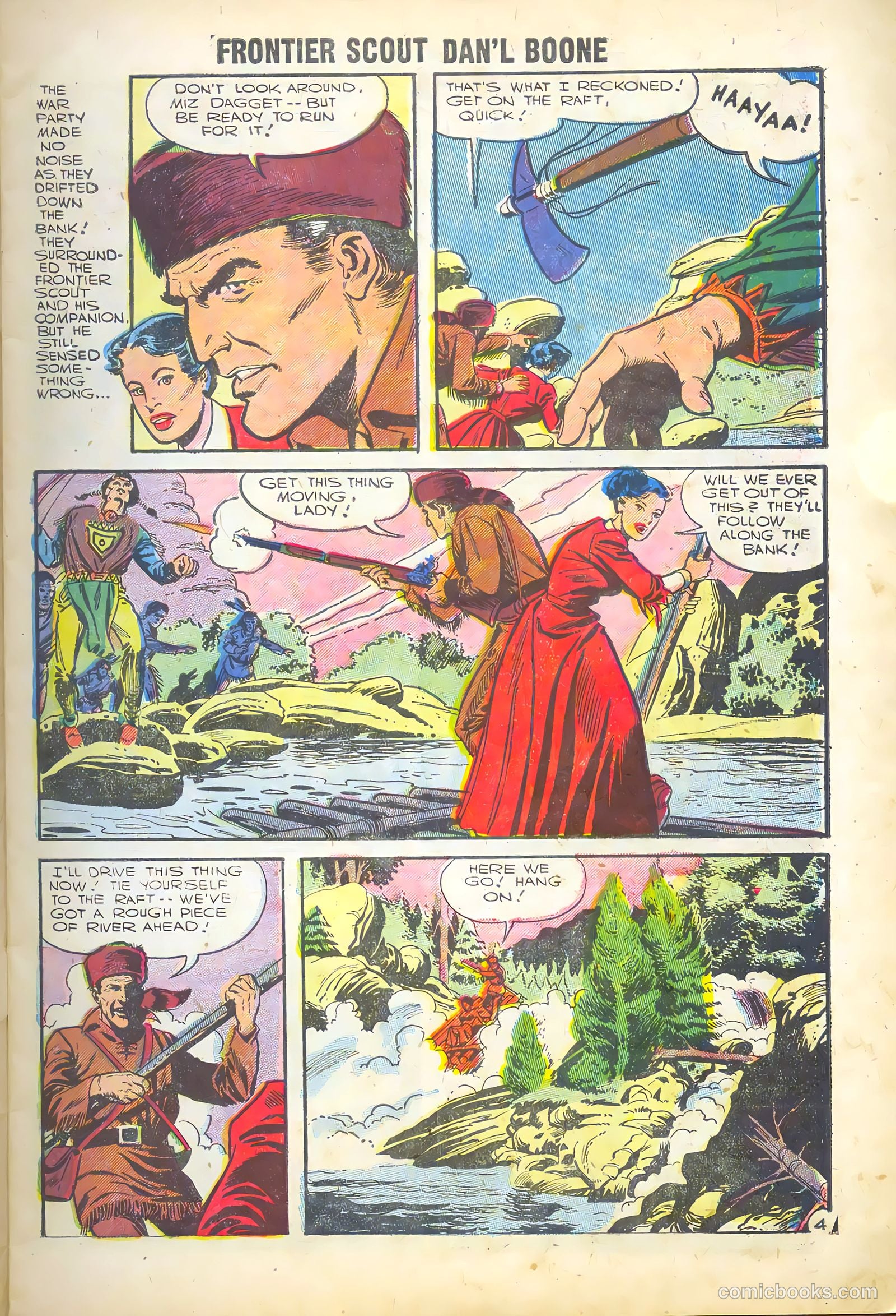 Frontier Scout, Dan'l Boone #11 (1956, Charlton) — page 7 of 36