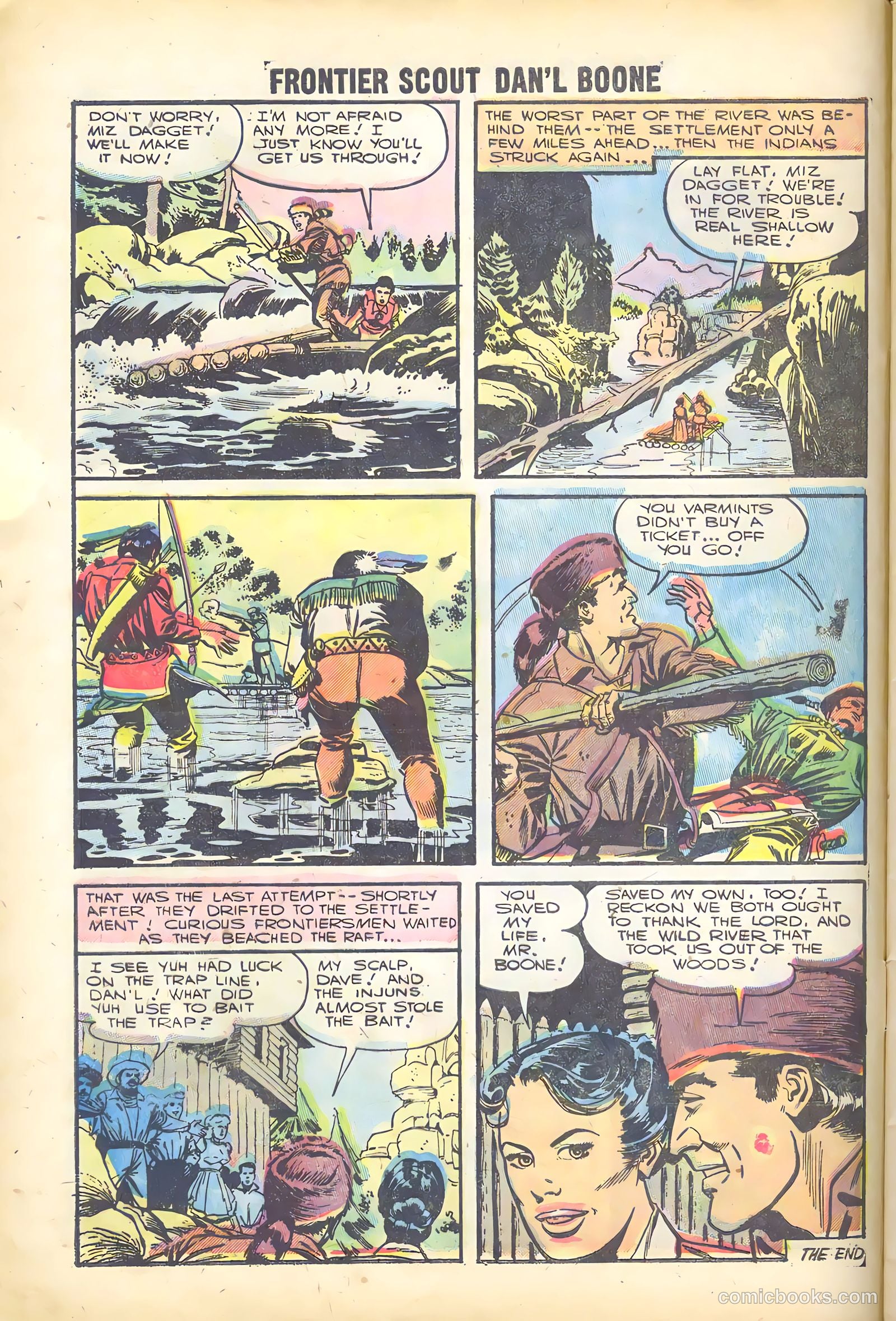 Frontier Scout, Dan'l Boone #11 (1956, Charlton) — page 8 of 36