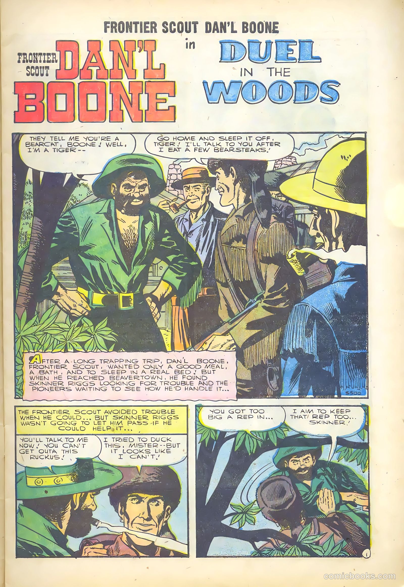 Frontier Scout, Dan'l Boone #11 (1956, Charlton) — page 9 of 36