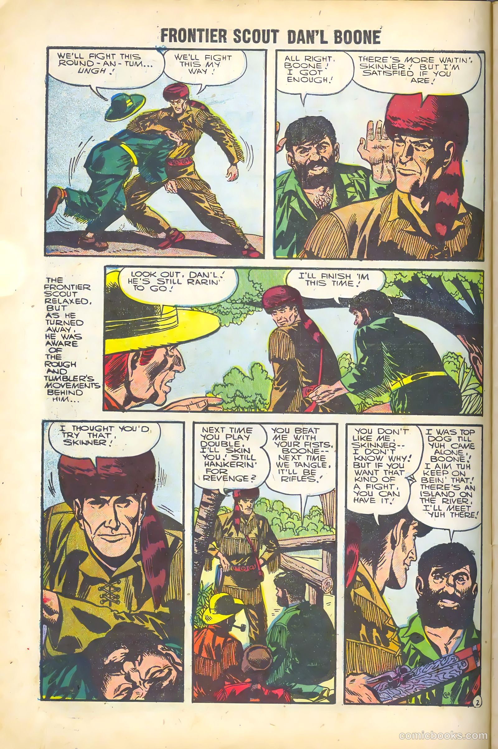Frontier Scout, Dan'l Boone #11 (1956, Charlton) — page 10 of 36