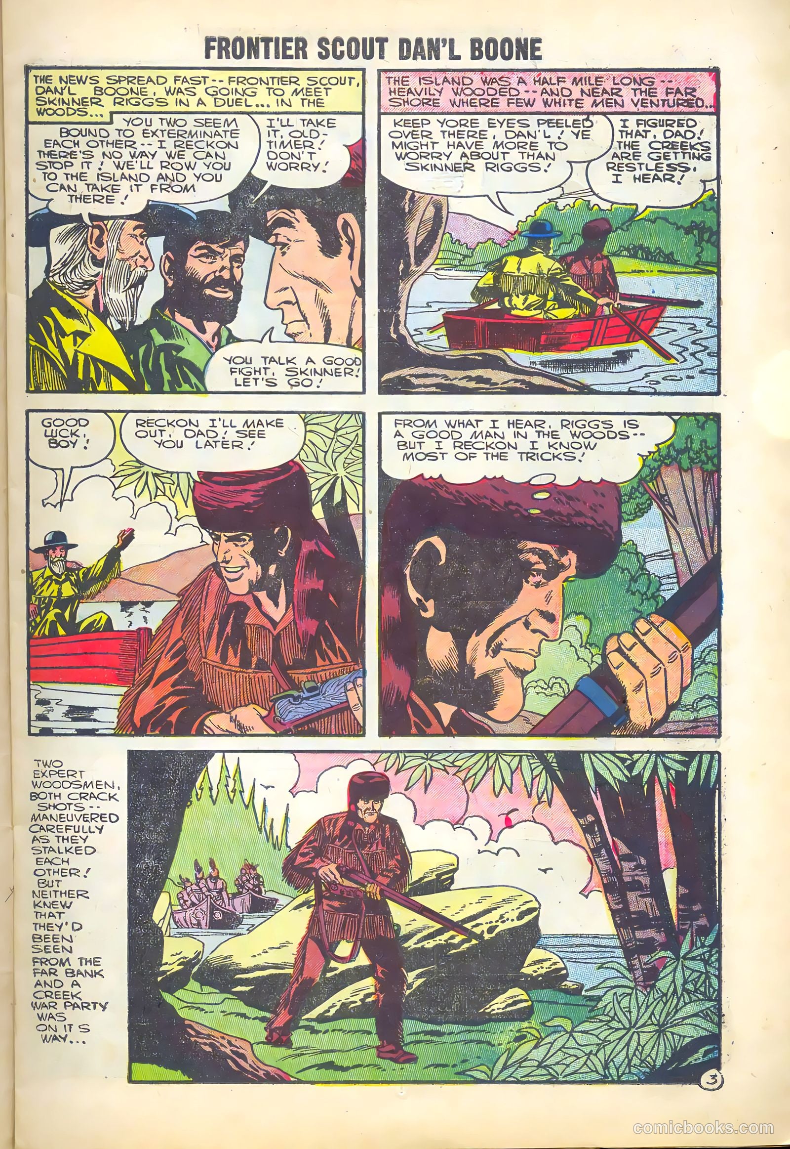 Frontier Scout, Dan'l Boone #11 (1956, Charlton) — page 11 of 36