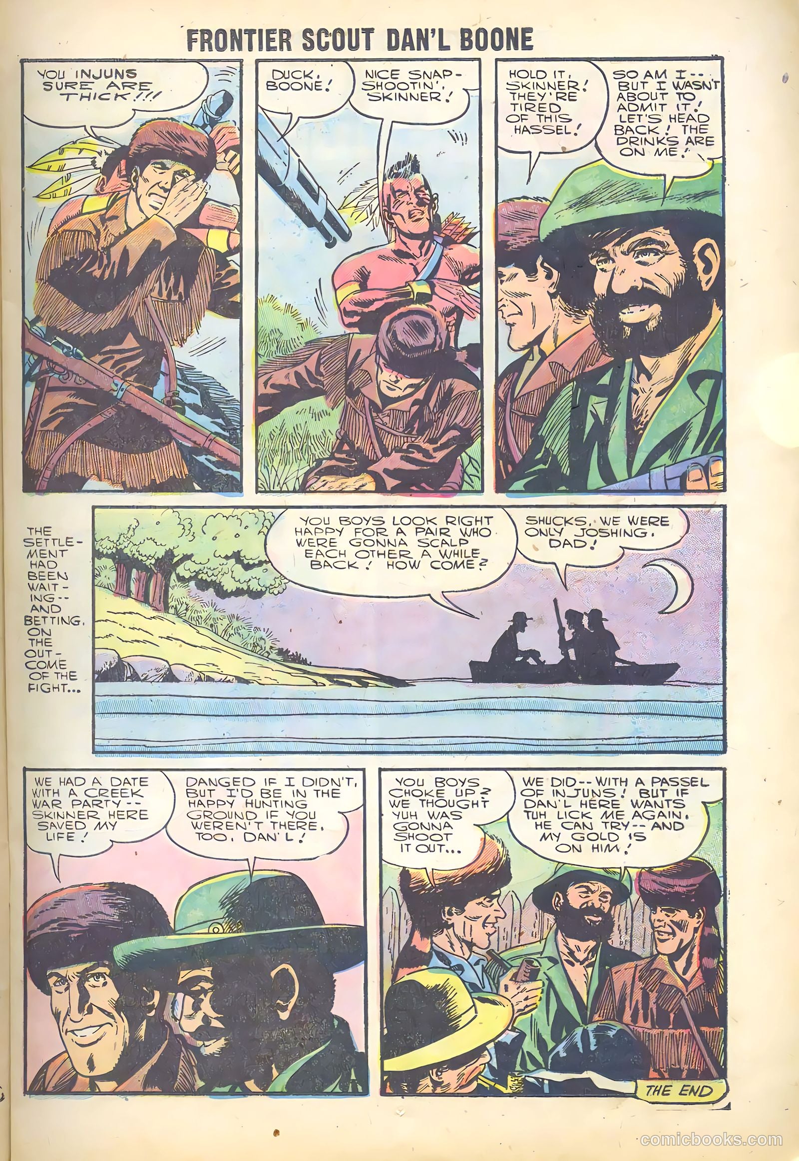 Frontier Scout, Dan'l Boone #11 (1956, Charlton) — page 13 of 36