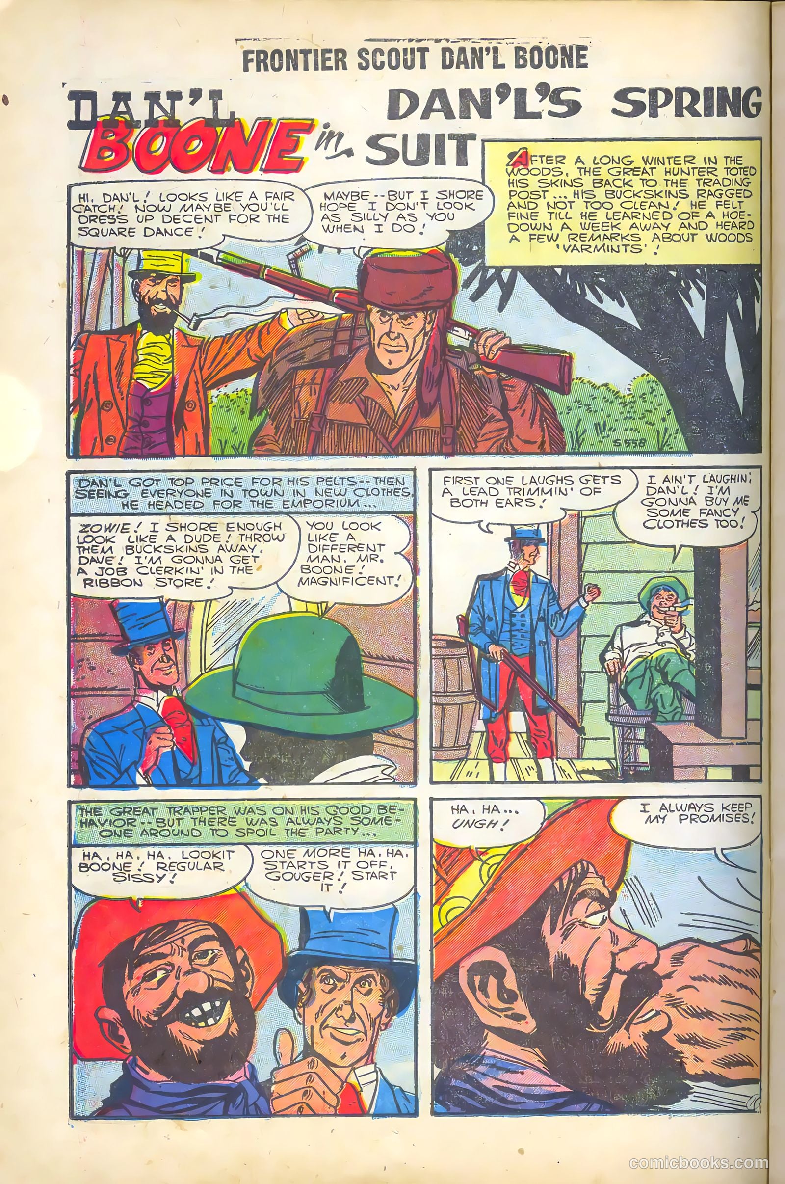 Frontier Scout, Dan'l Boone #11 (1956, Charlton) — page 14 of 36