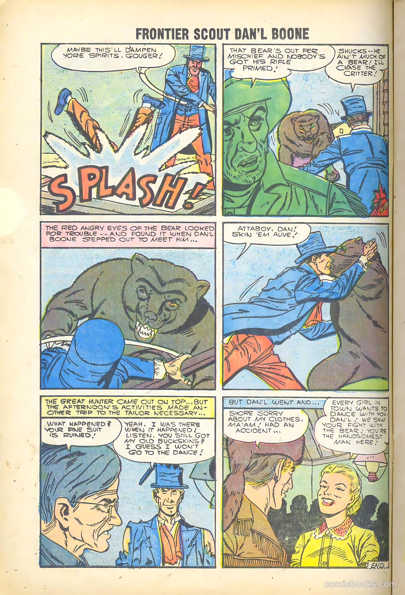 Frontier Scout, Dan'l Boone #11 (1956, Charlton) — page 16 of 36