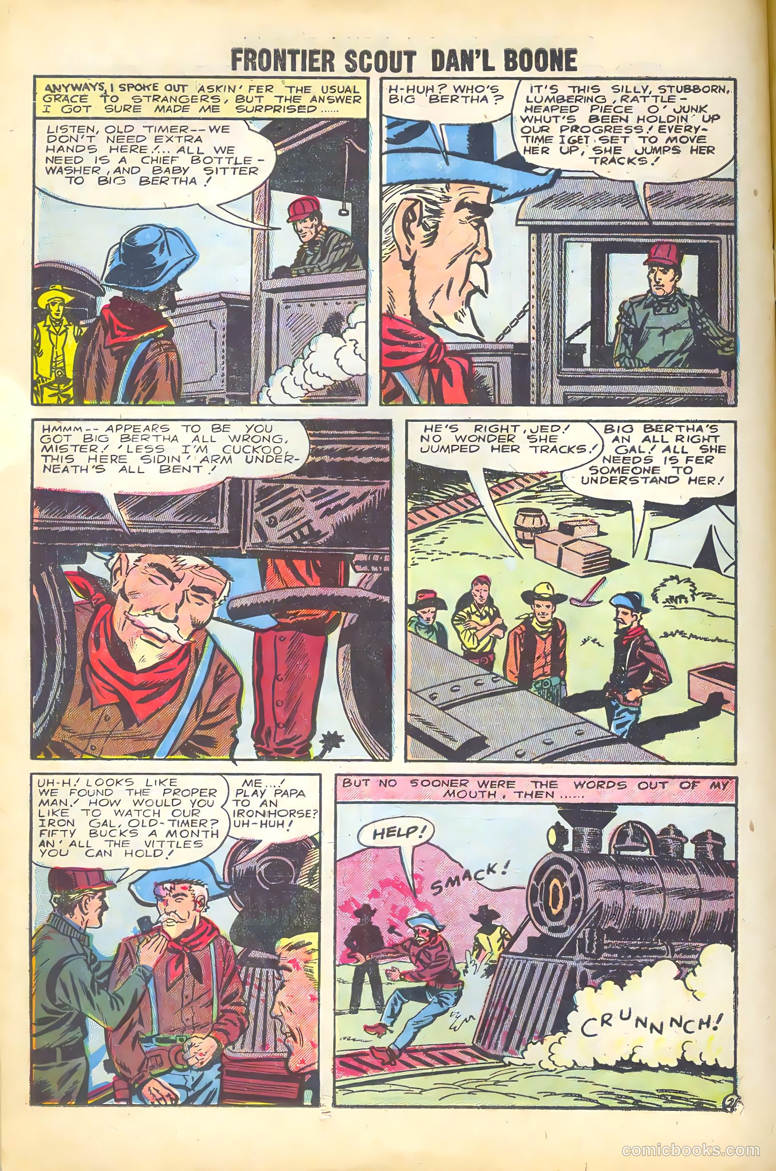 Frontier Scout, Dan'l Boone #11 (1956, Charlton) — page 26 of 36