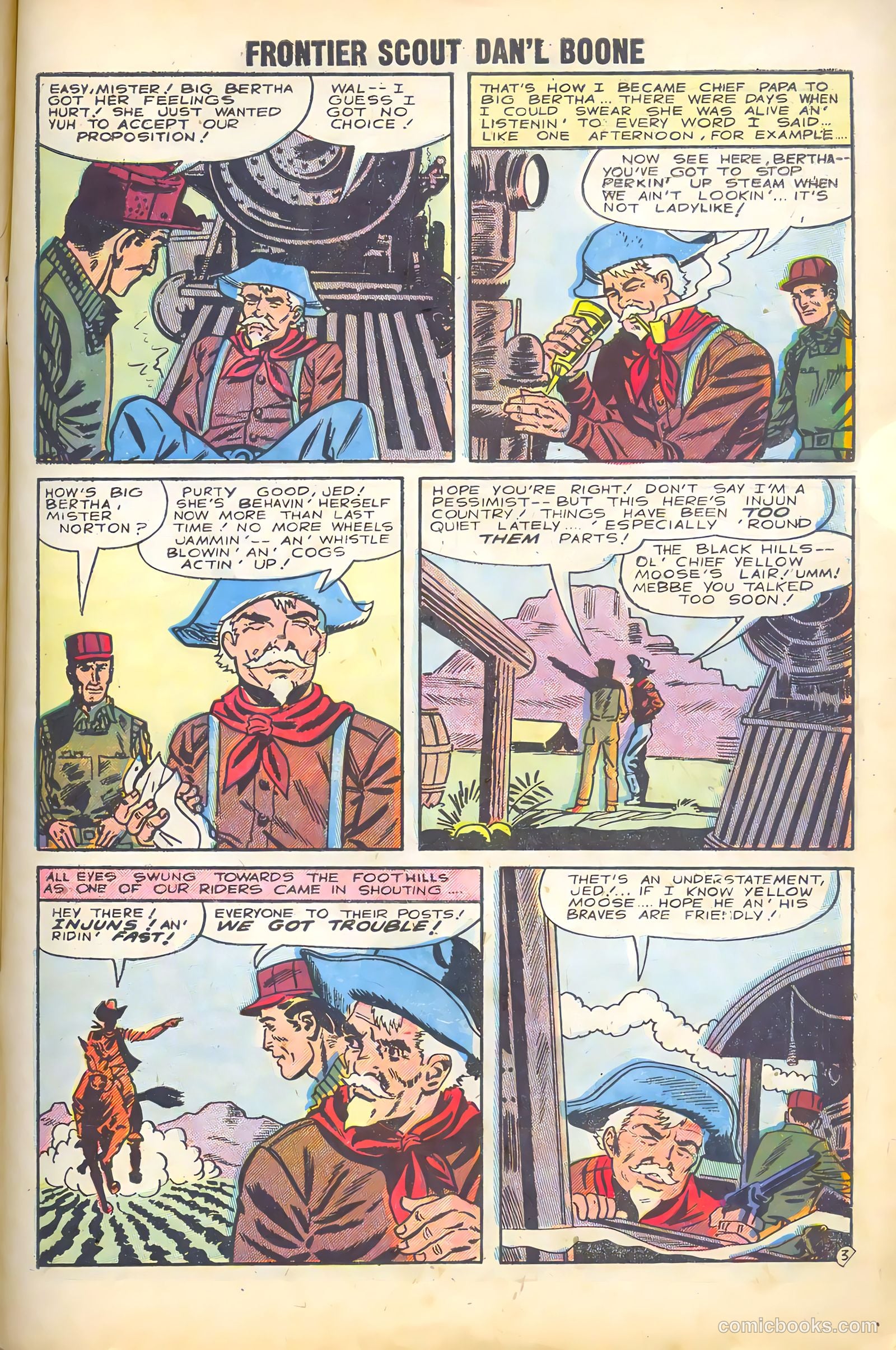 Frontier Scout, Dan'l Boone #11 (1956, Charlton) — page 27 of 36