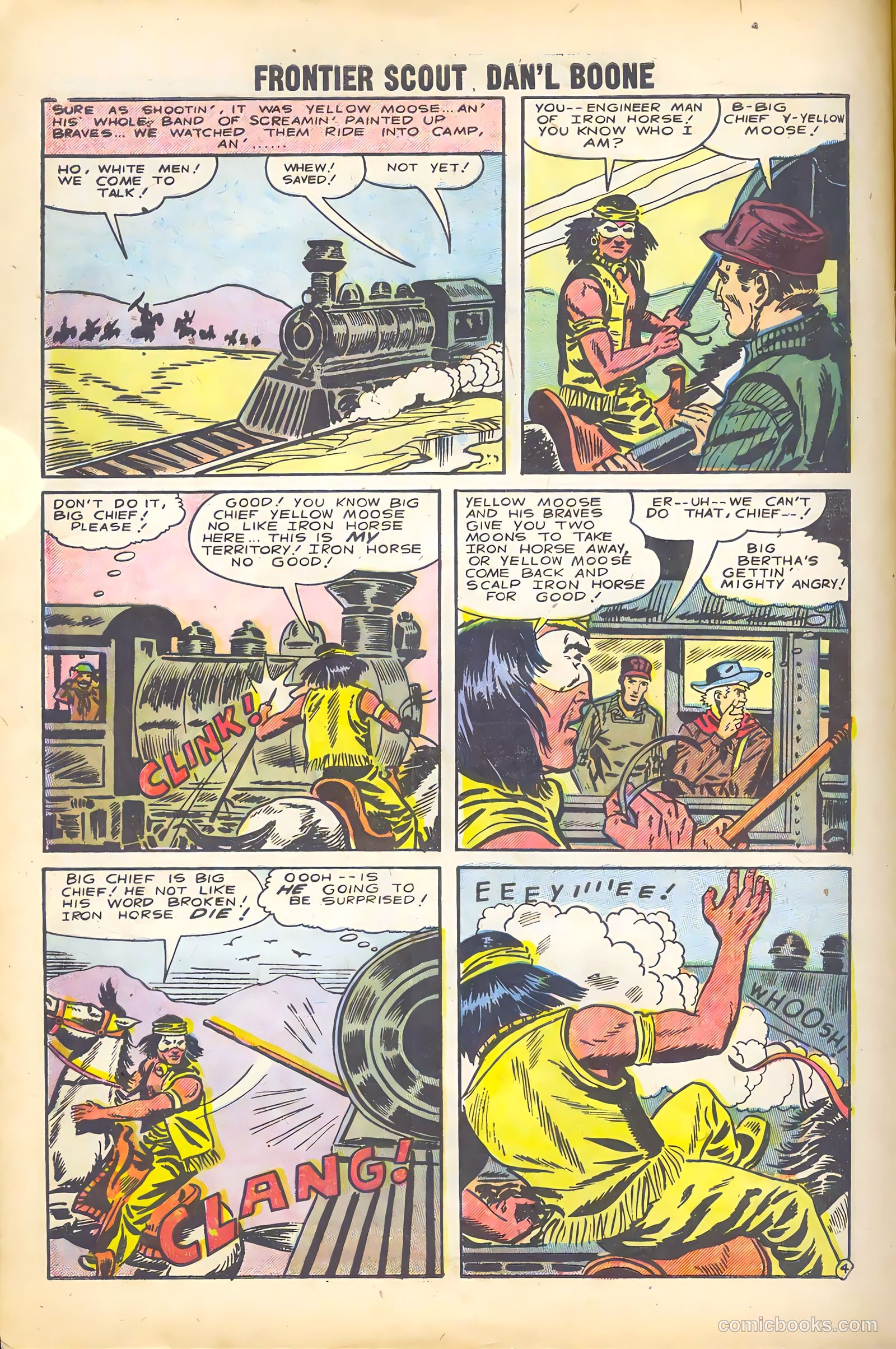 Frontier Scout, Dan'l Boone #11 (1956, Charlton) — page 28 of 36
