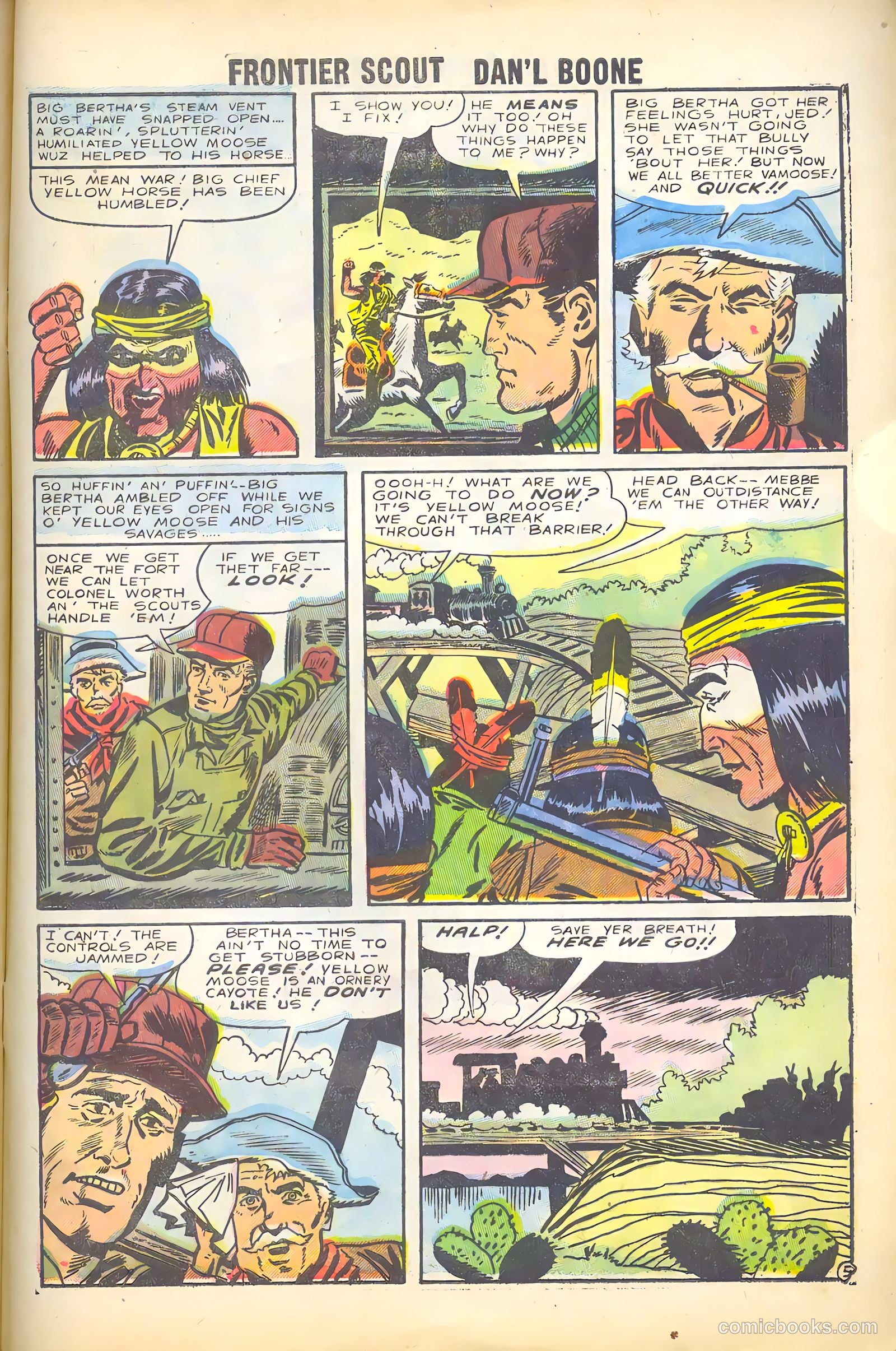 Frontier Scout, Dan'l Boone #11 (1956, Charlton) — page 29 of 36