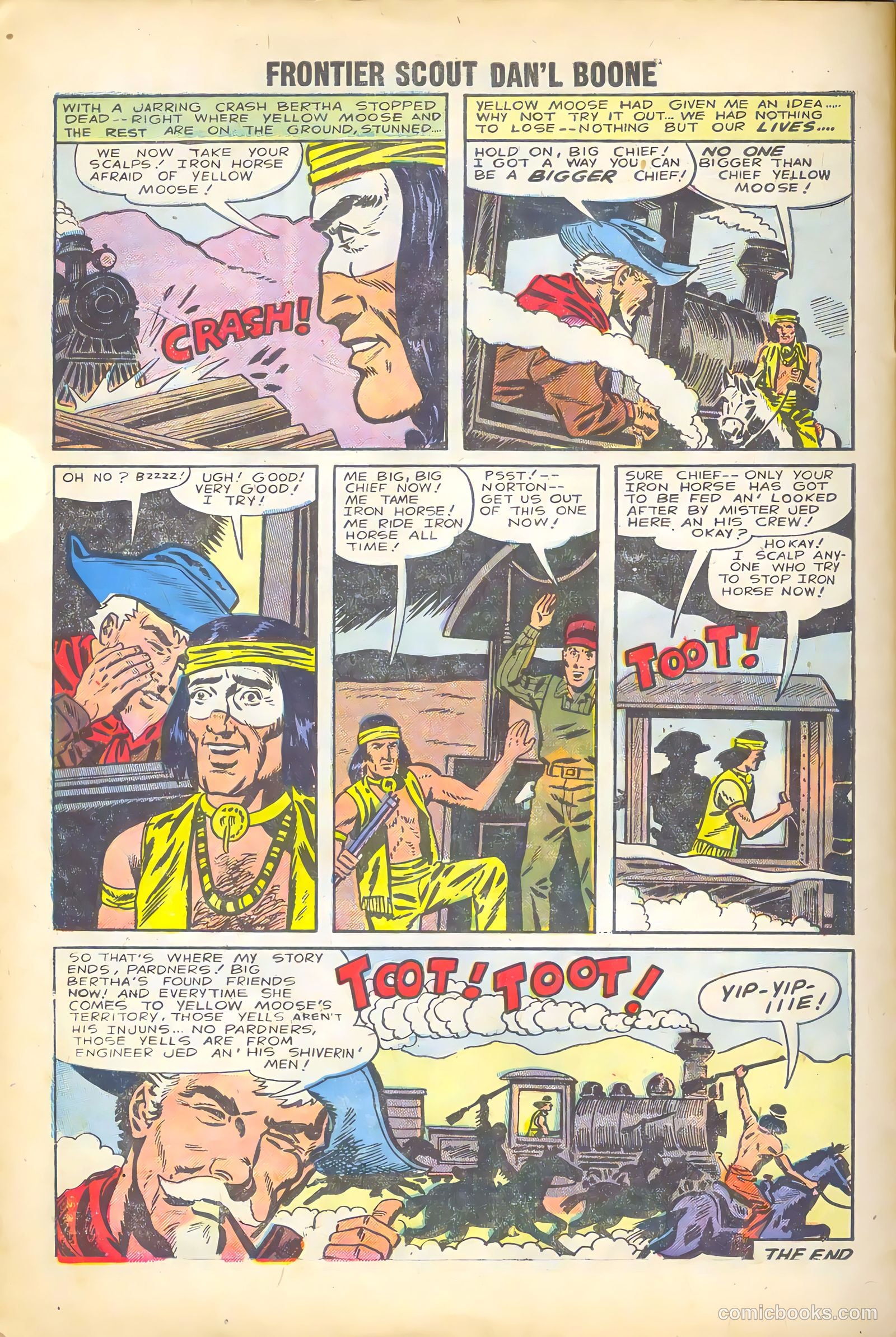Frontier Scout, Dan'l Boone #11 (1956, Charlton) — page 30 of 36
