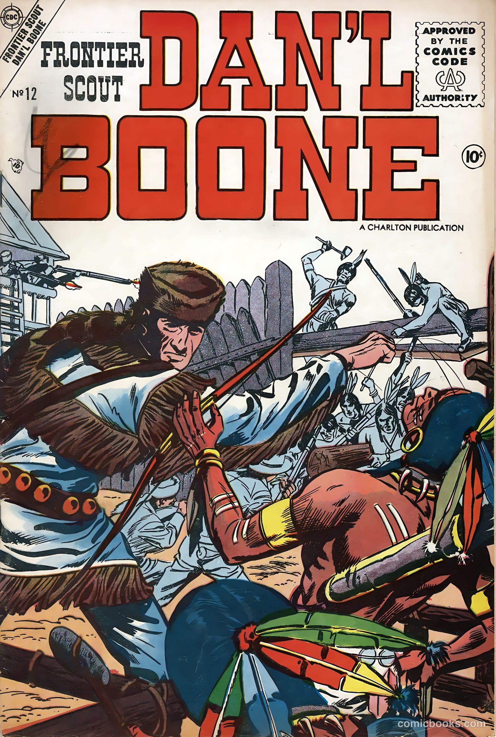 Frontier Scout, Dan'l Boone #12 (1956, Charlton) — page 1 of 36