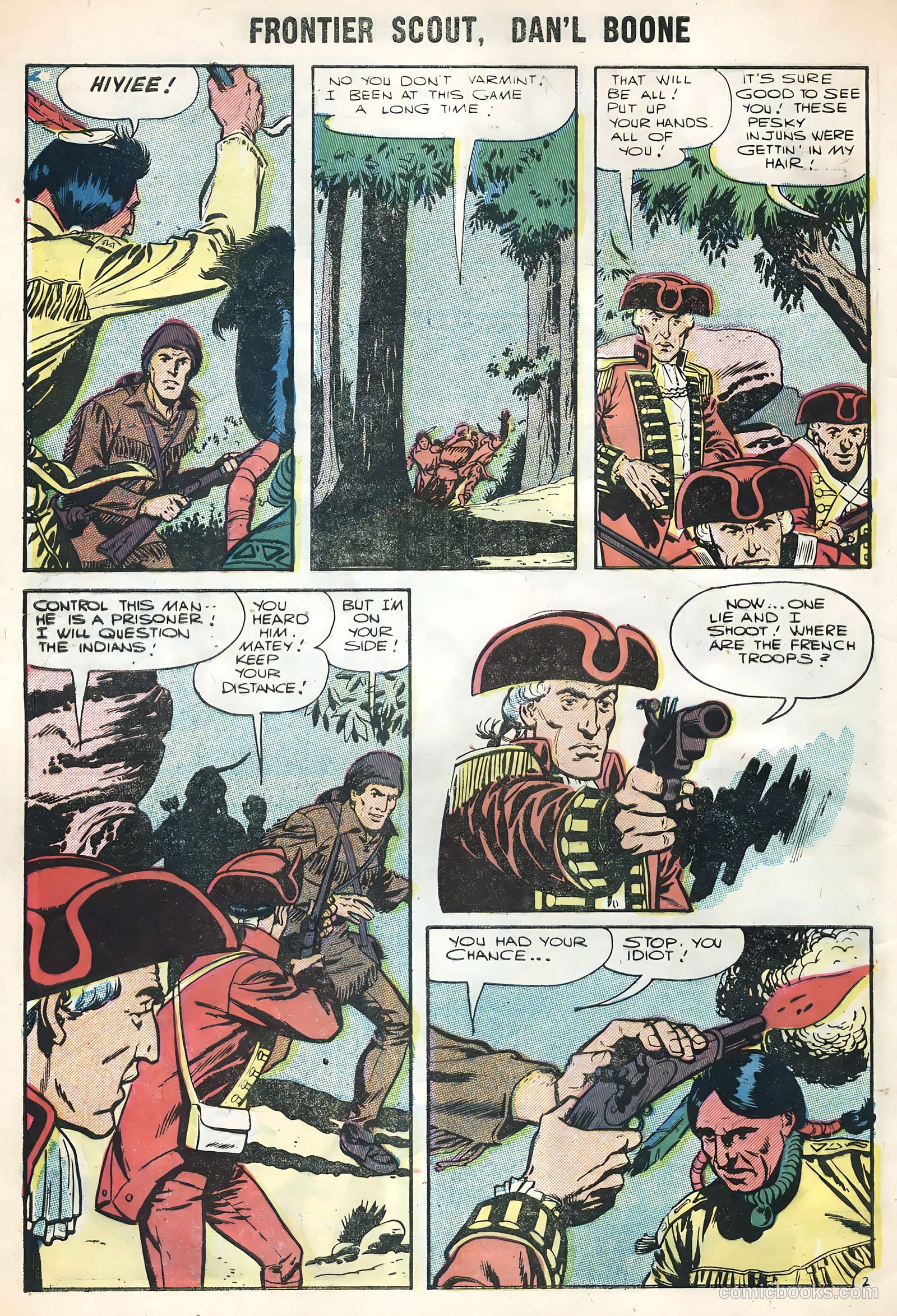 Frontier Scout, Dan'l Boone #12 (1956, Charlton) — page 4 of 36