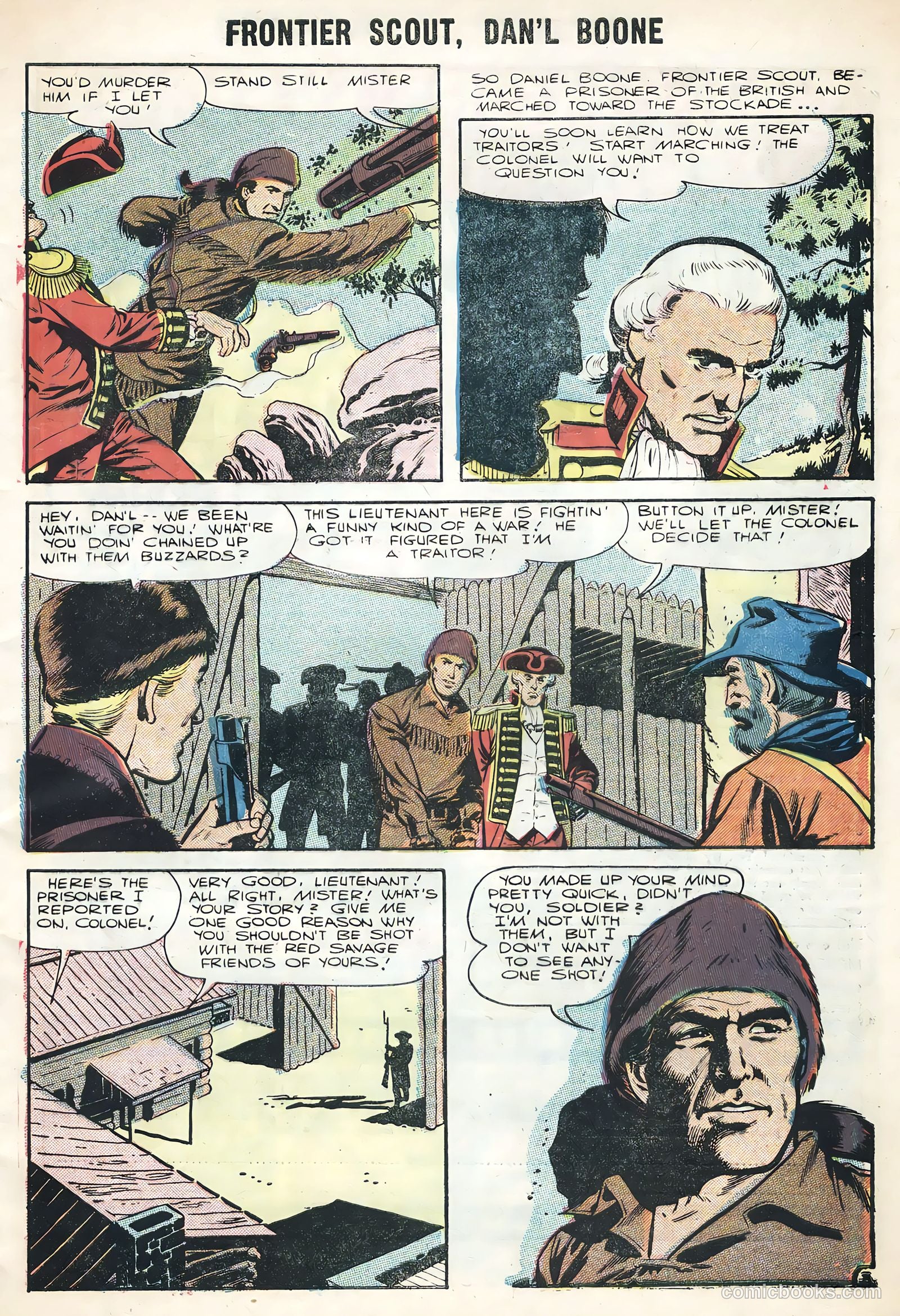 Frontier Scout, Dan'l Boone #12 (1956, Charlton) — page 5 of 36