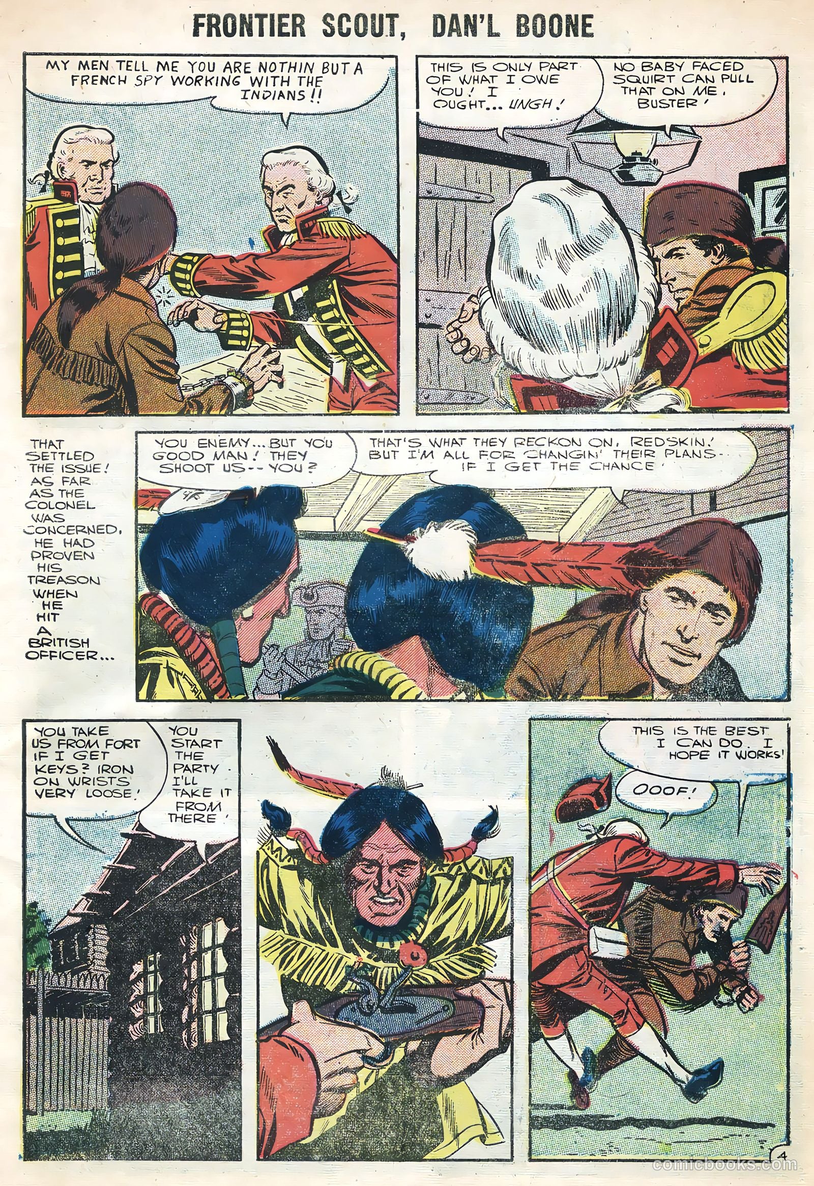 Frontier Scout, Dan'l Boone #12 (1956, Charlton) — page 7 of 36