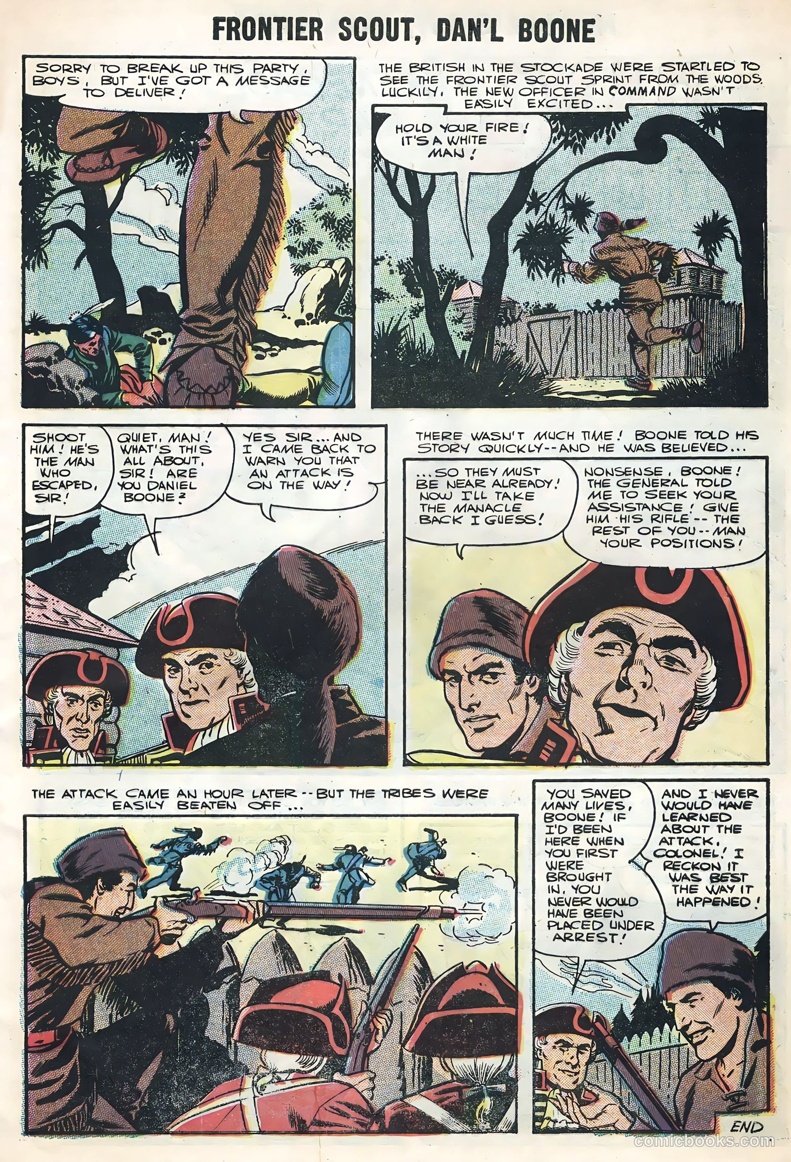 Frontier Scout, Dan'l Boone #12 (1956, Charlton) — page 9 of 36