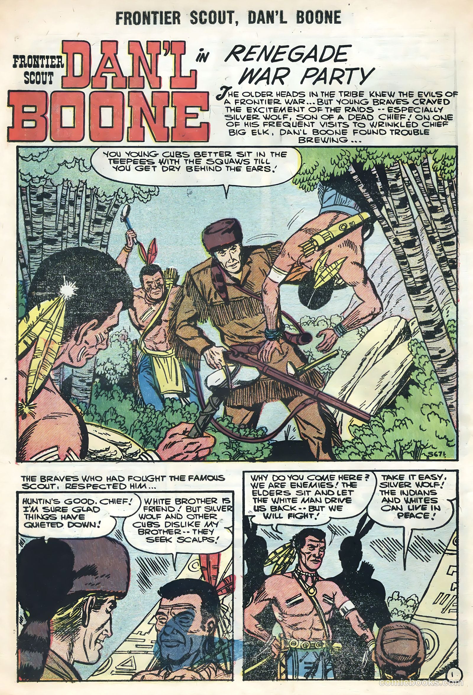 Frontier Scout, Dan'l Boone #12 (1956, Charlton) — page 10 of 36