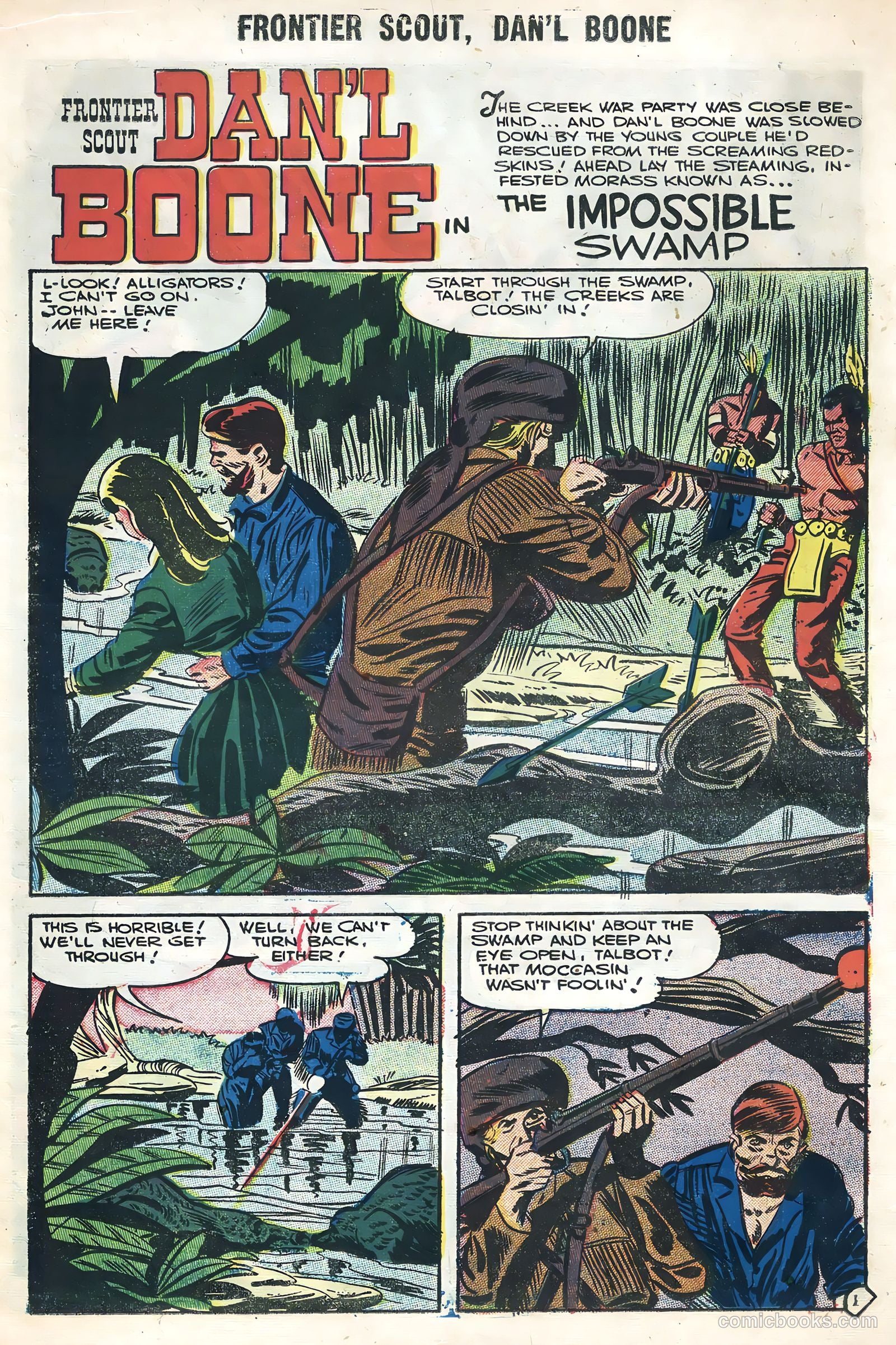 Frontier Scout, Dan'l Boone #12 (1956, Charlton) — page 14 of 36