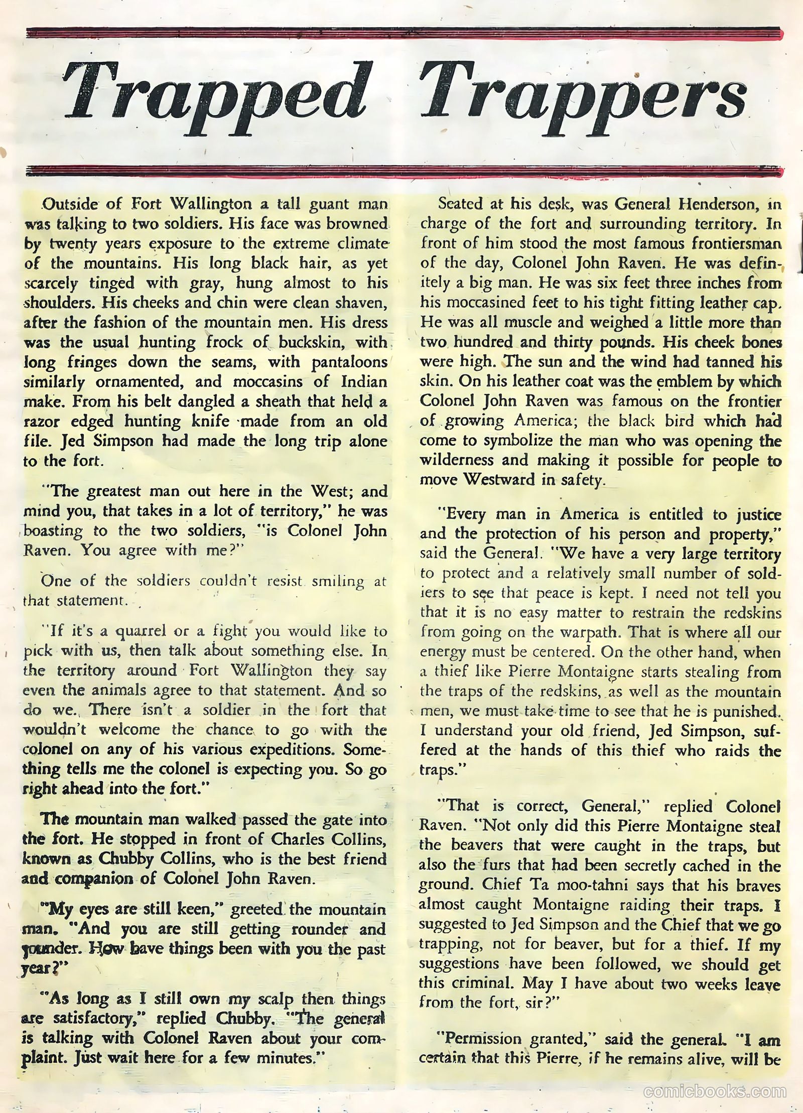 Frontier Scout, Dan'l Boone #12 (1956, Charlton) — page 18 of 36