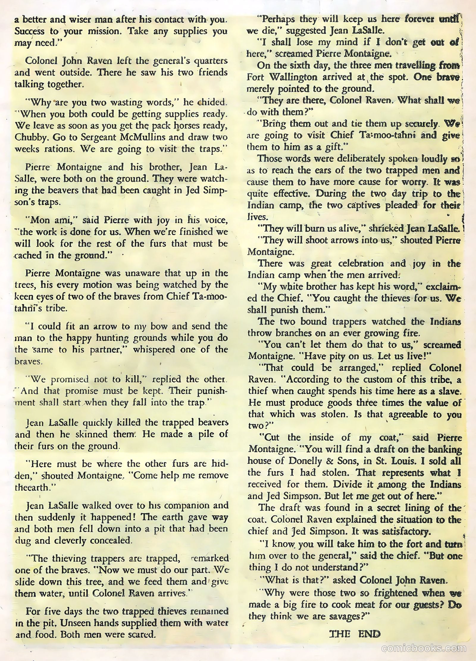 Frontier Scout, Dan'l Boone #12 (1956, Charlton) — page 19 of 36