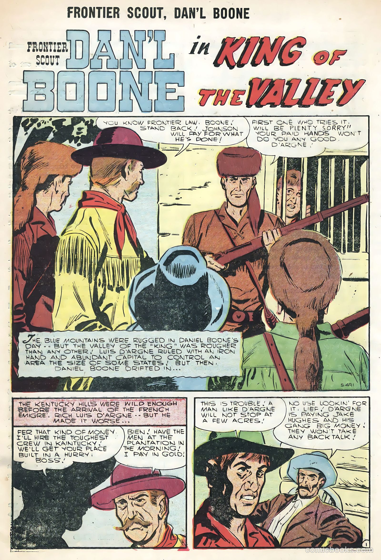 Frontier Scout, Dan'l Boone #12 (1956, Charlton) — page 20 of 36
