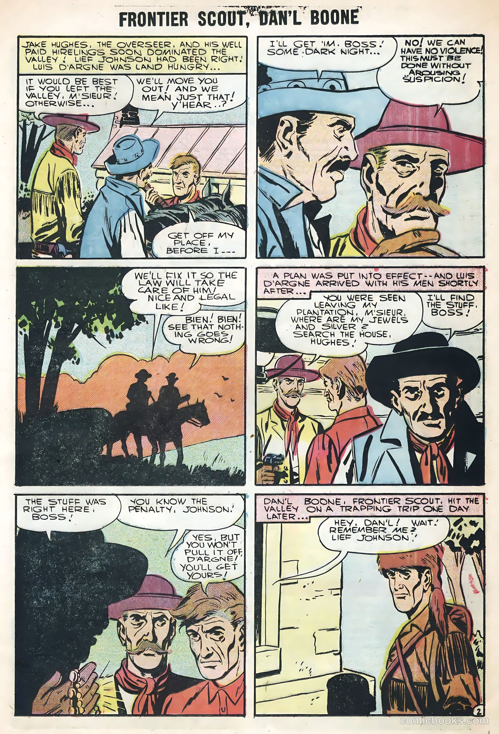 Frontier Scout, Dan'l Boone #12 (1956, Charlton) — page 21 of 36