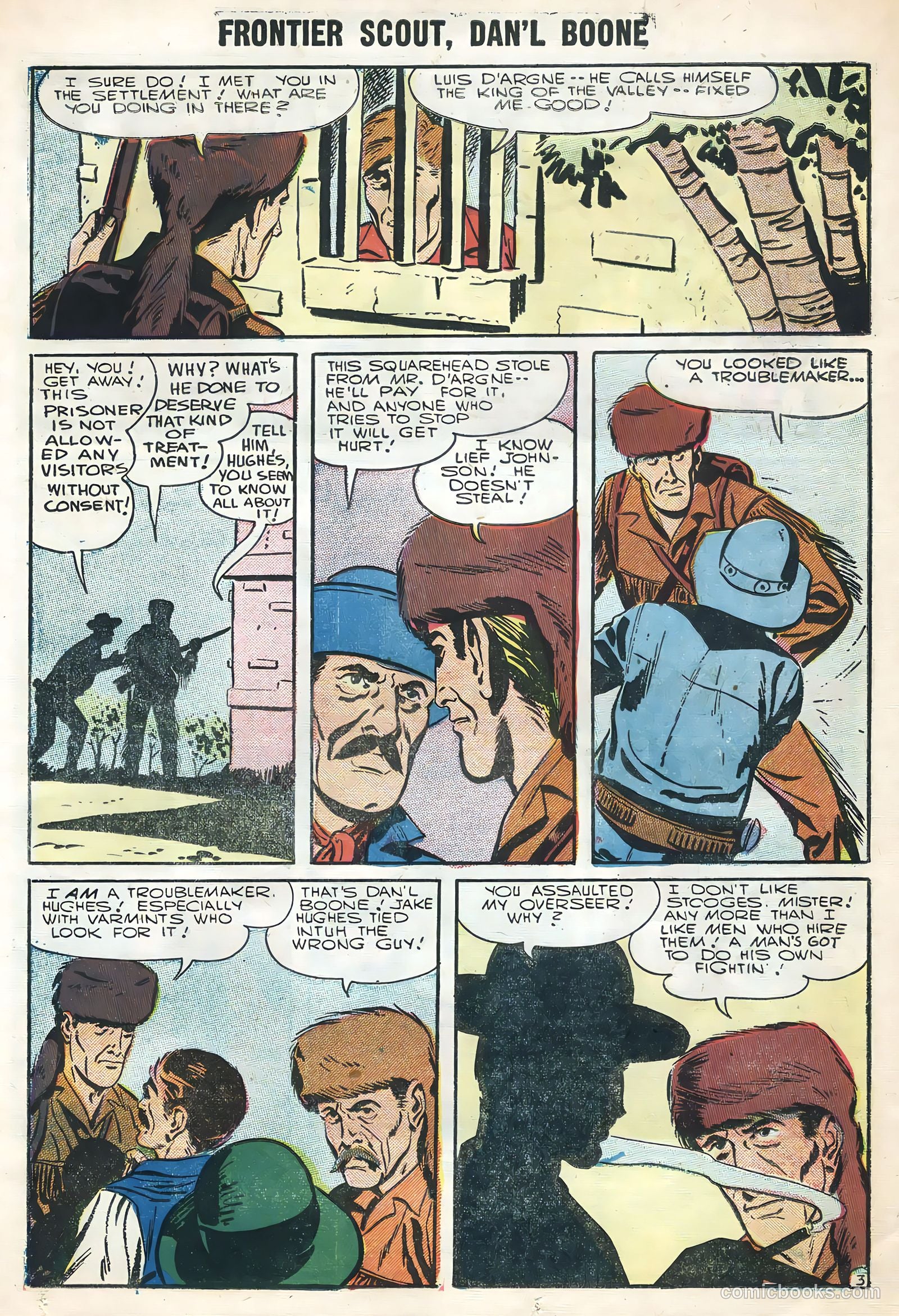 Frontier Scout, Dan'l Boone #12 (1956, Charlton) — page 23 of 36