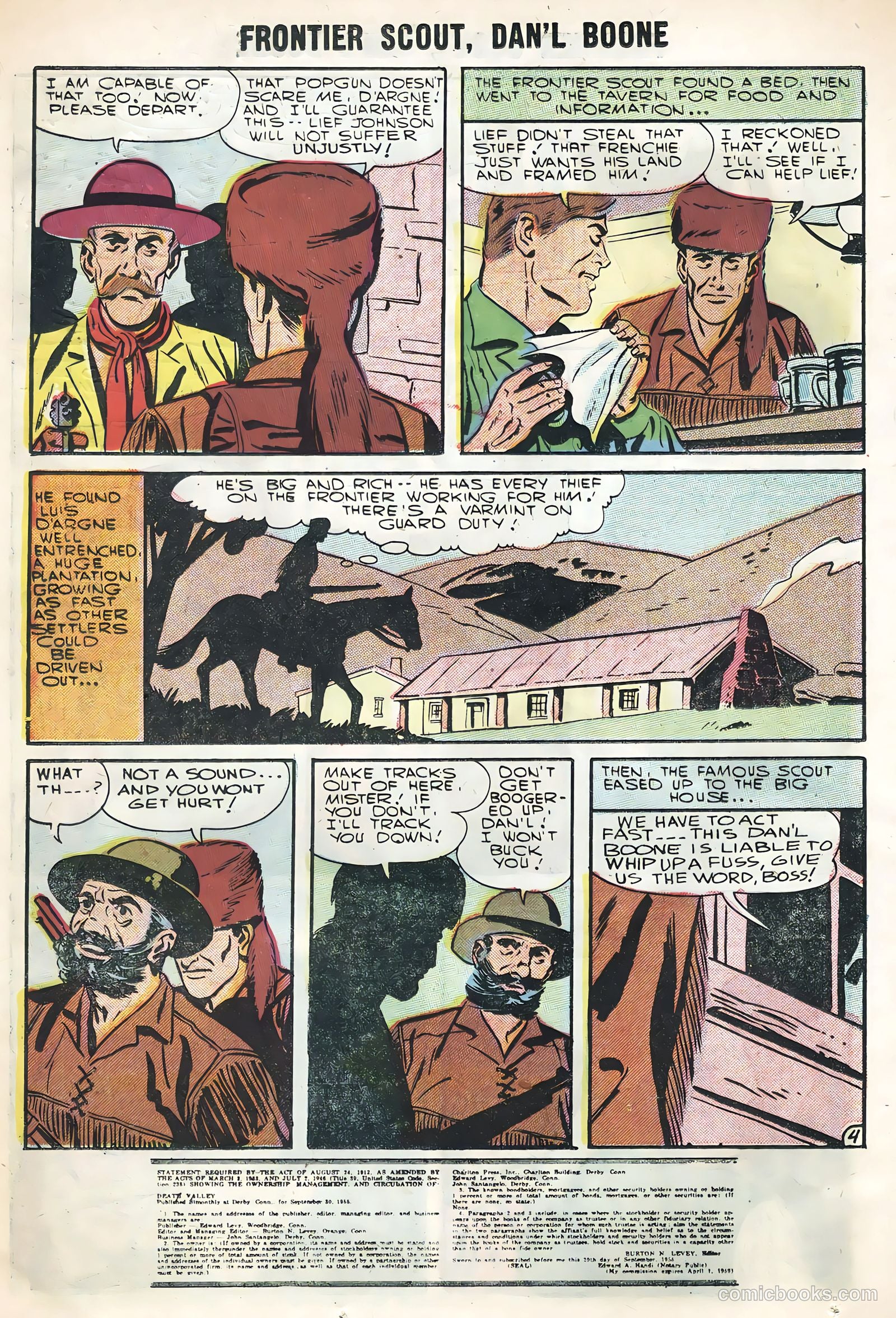 Frontier Scout, Dan'l Boone #12 (1956, Charlton) — page 24 of 36