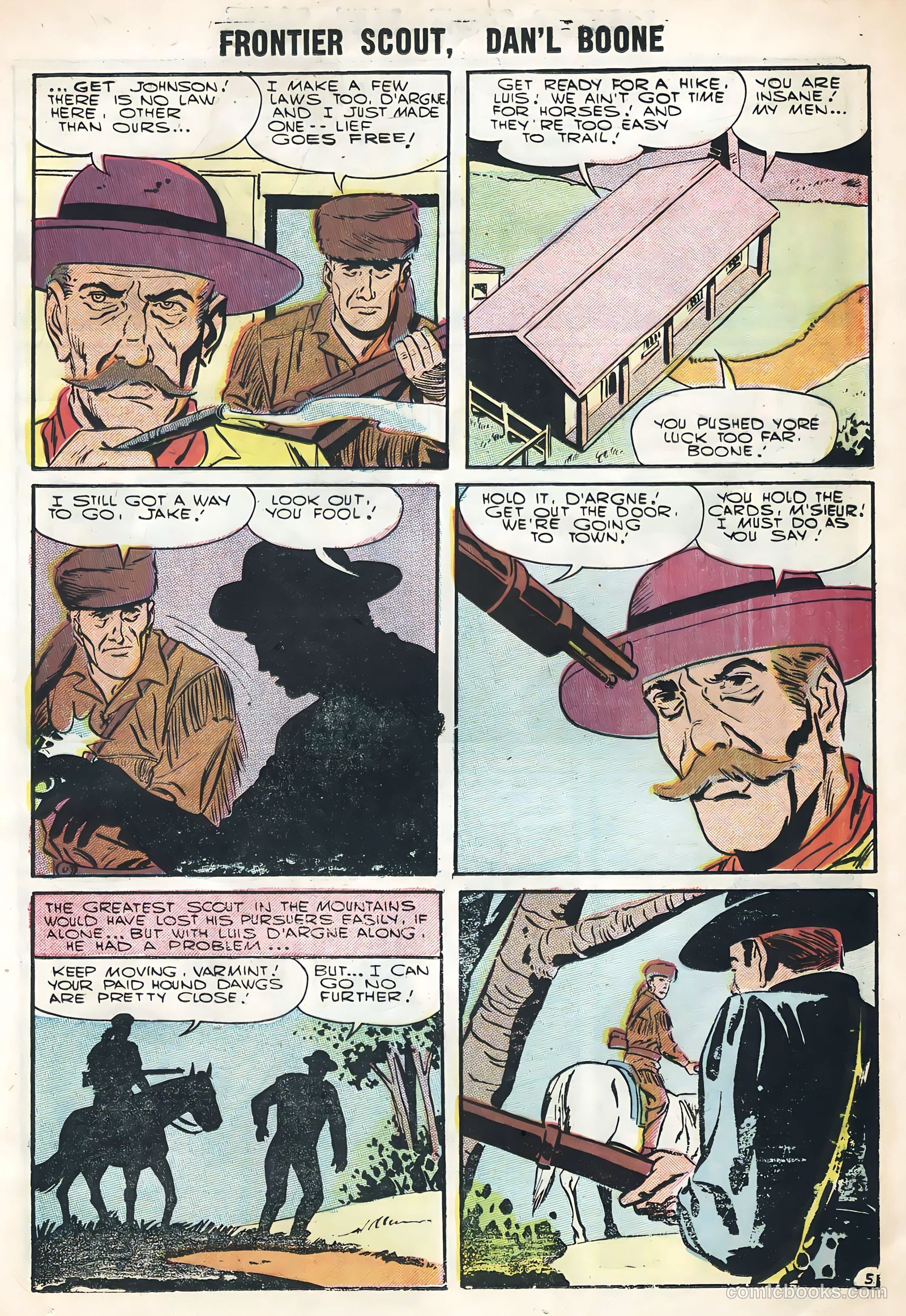 Frontier Scout, Dan'l Boone #12 (1956, Charlton) — page 25 of 36