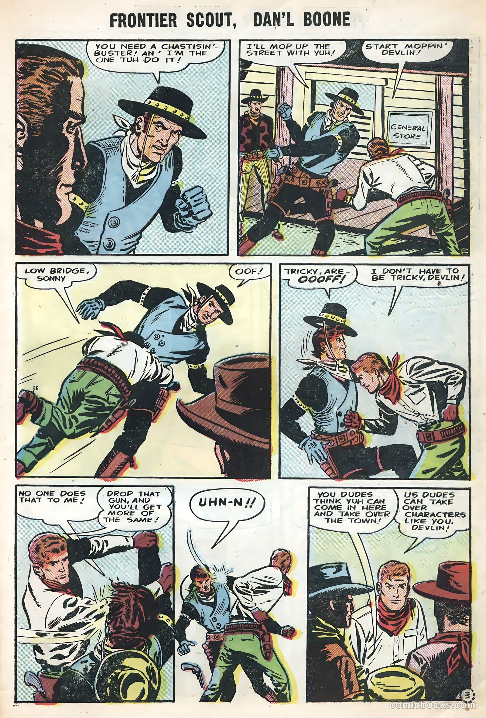 Frontier Scout, Dan'l Boone #12 (1956, Charlton) — page 29 of 36