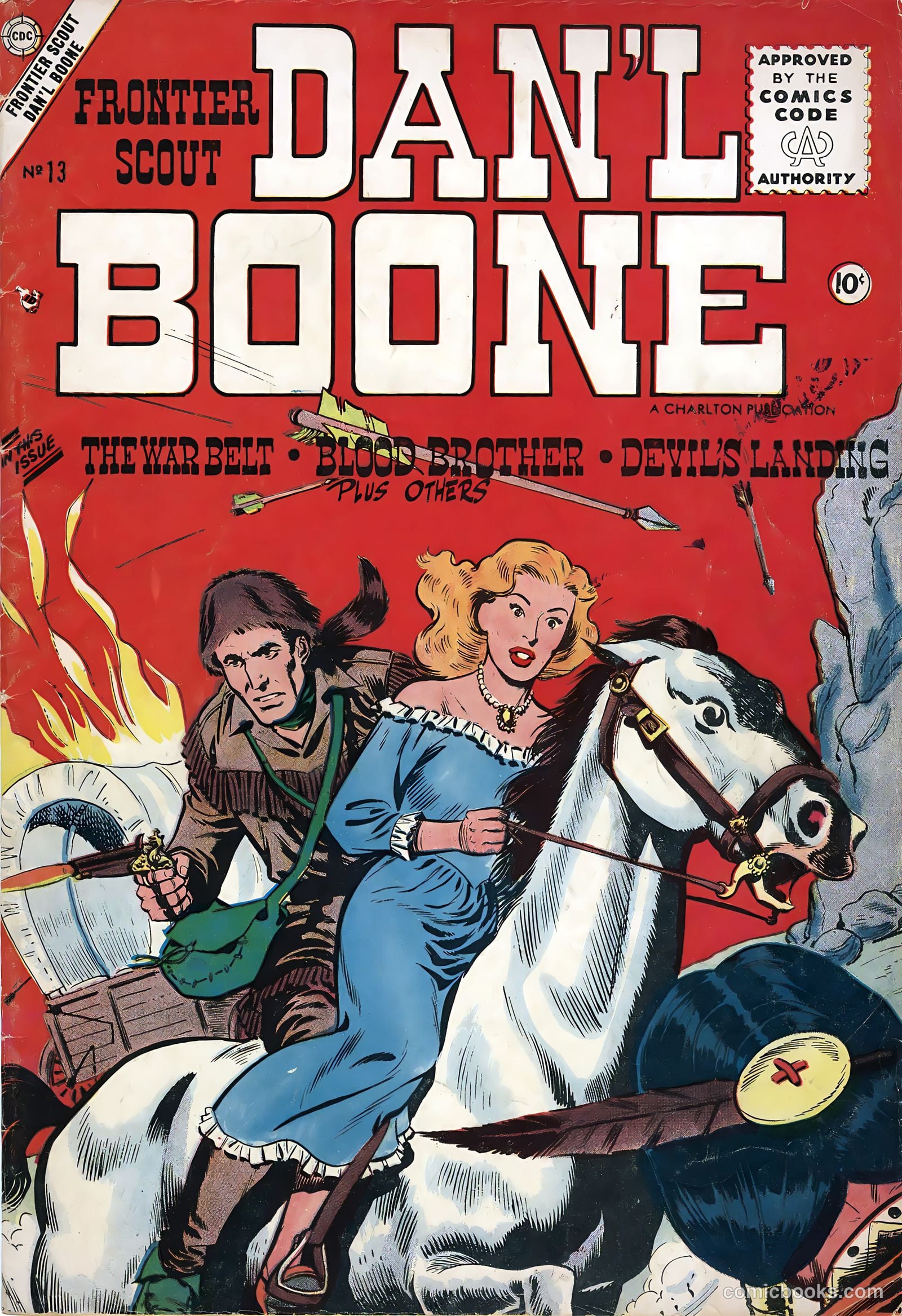 Frontier Scout, Dan'l Boone #13 (1956, Charlton) — page 1 of 36