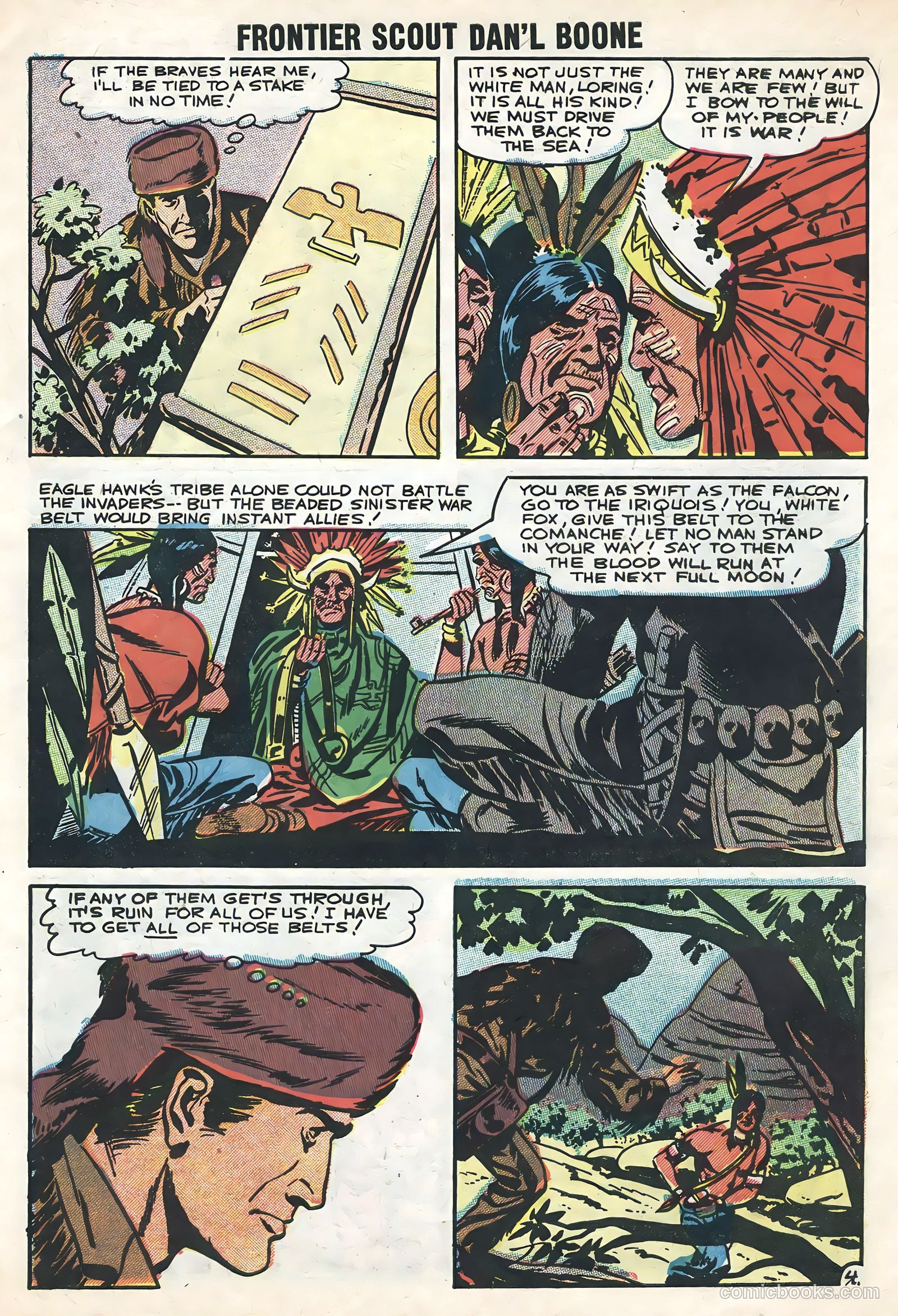 Frontier Scout, Dan'l Boone #13 (1956, Charlton) — page 7 of 36