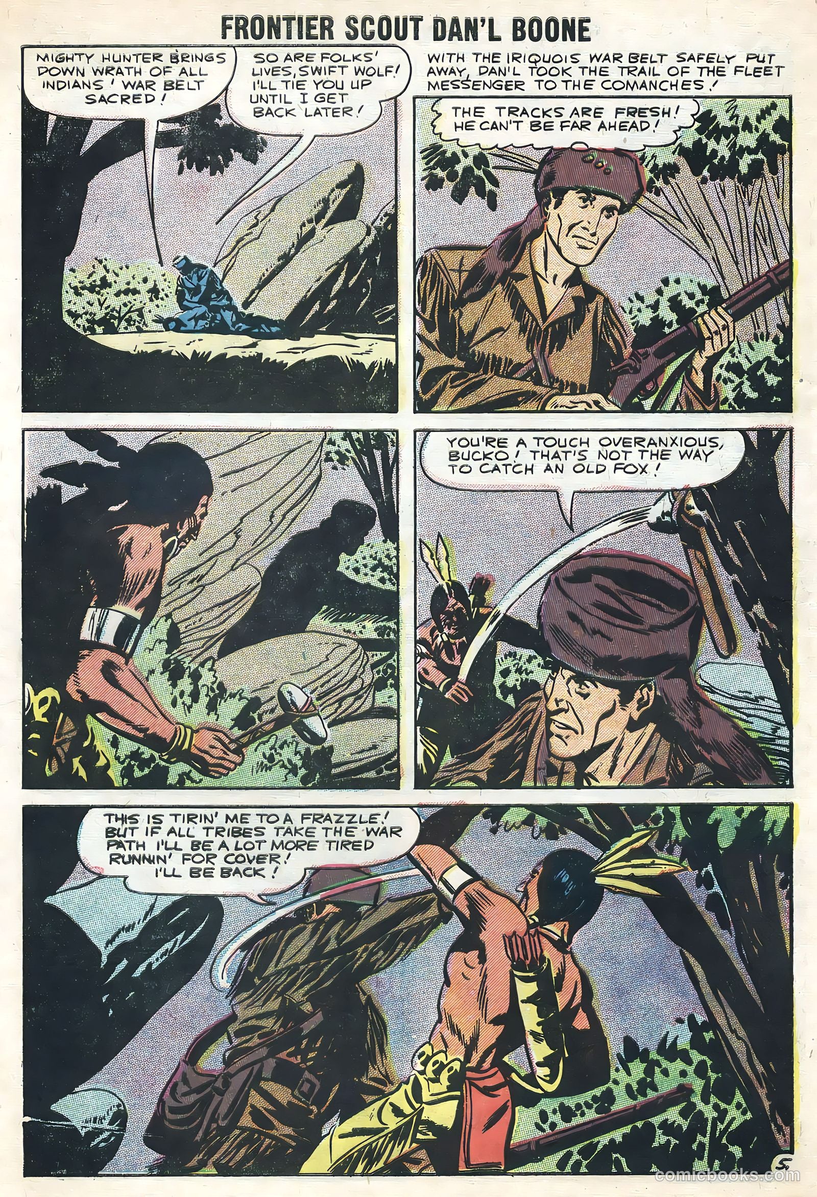 Frontier Scout, Dan'l Boone #13 (1956, Charlton) — page 8 of 36