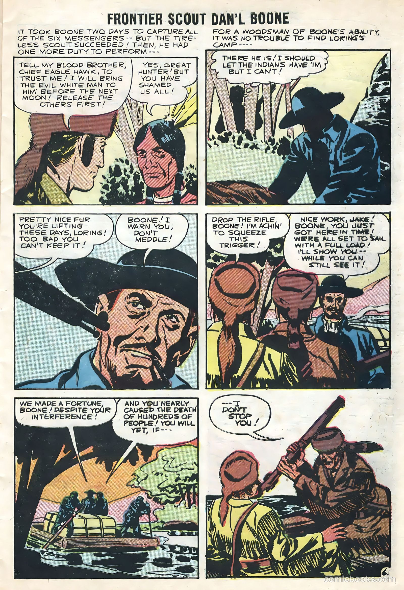 Frontier Scout, Dan'l Boone #13 (1956, Charlton) — page 9 of 36