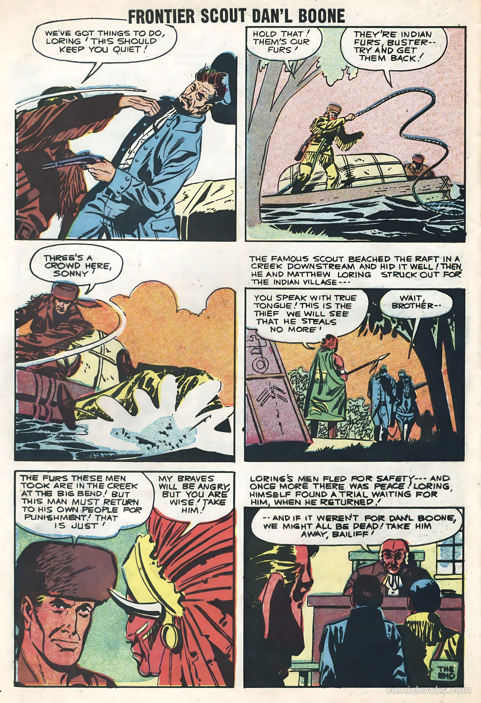 Frontier Scout, Dan'l Boone #13 (1956, Charlton) — page 10 of 36