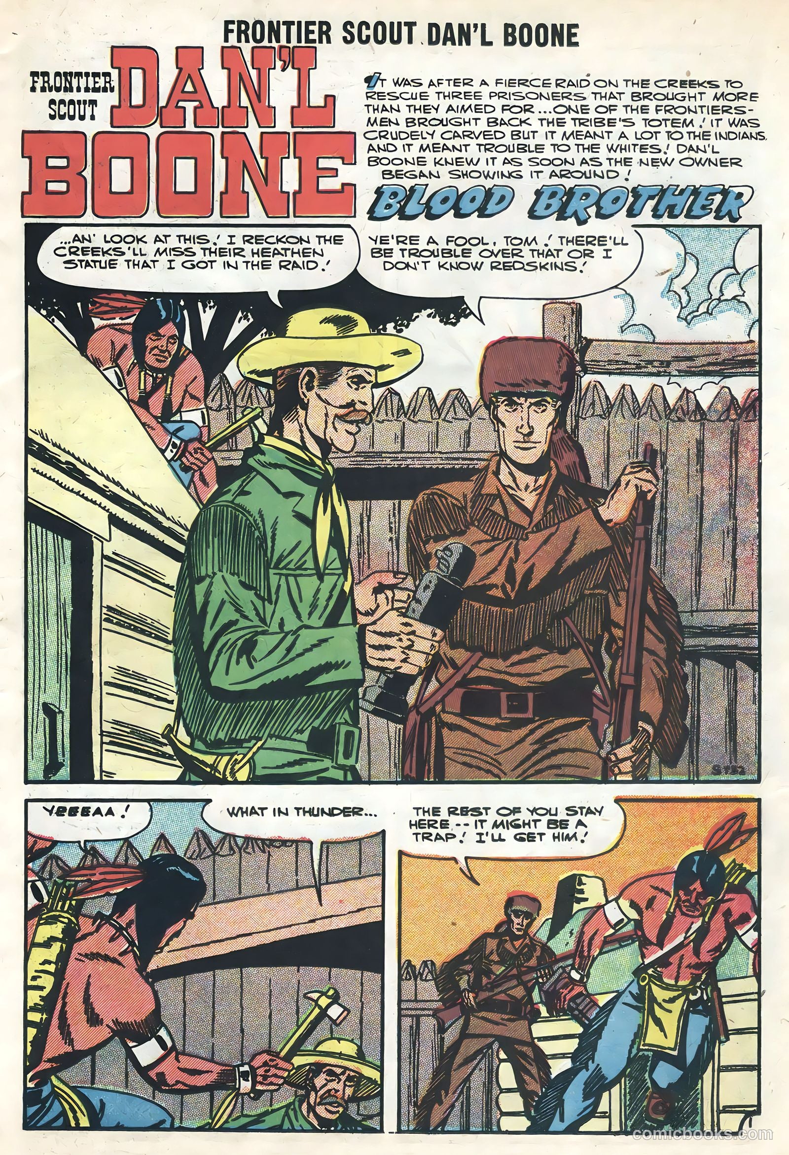 Frontier Scout, Dan'l Boone #13 (1956, Charlton) — page 11 of 36