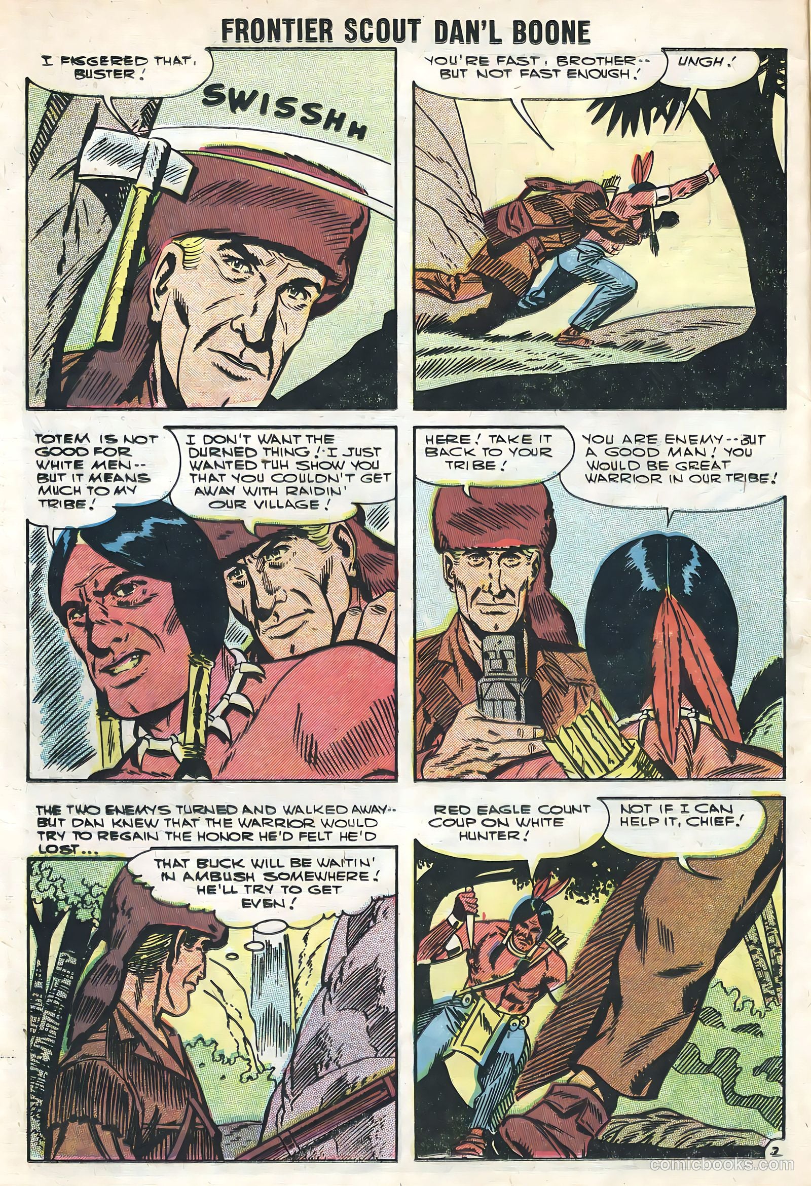 Frontier Scout, Dan'l Boone #13 (1956, Charlton) — page 12 of 36