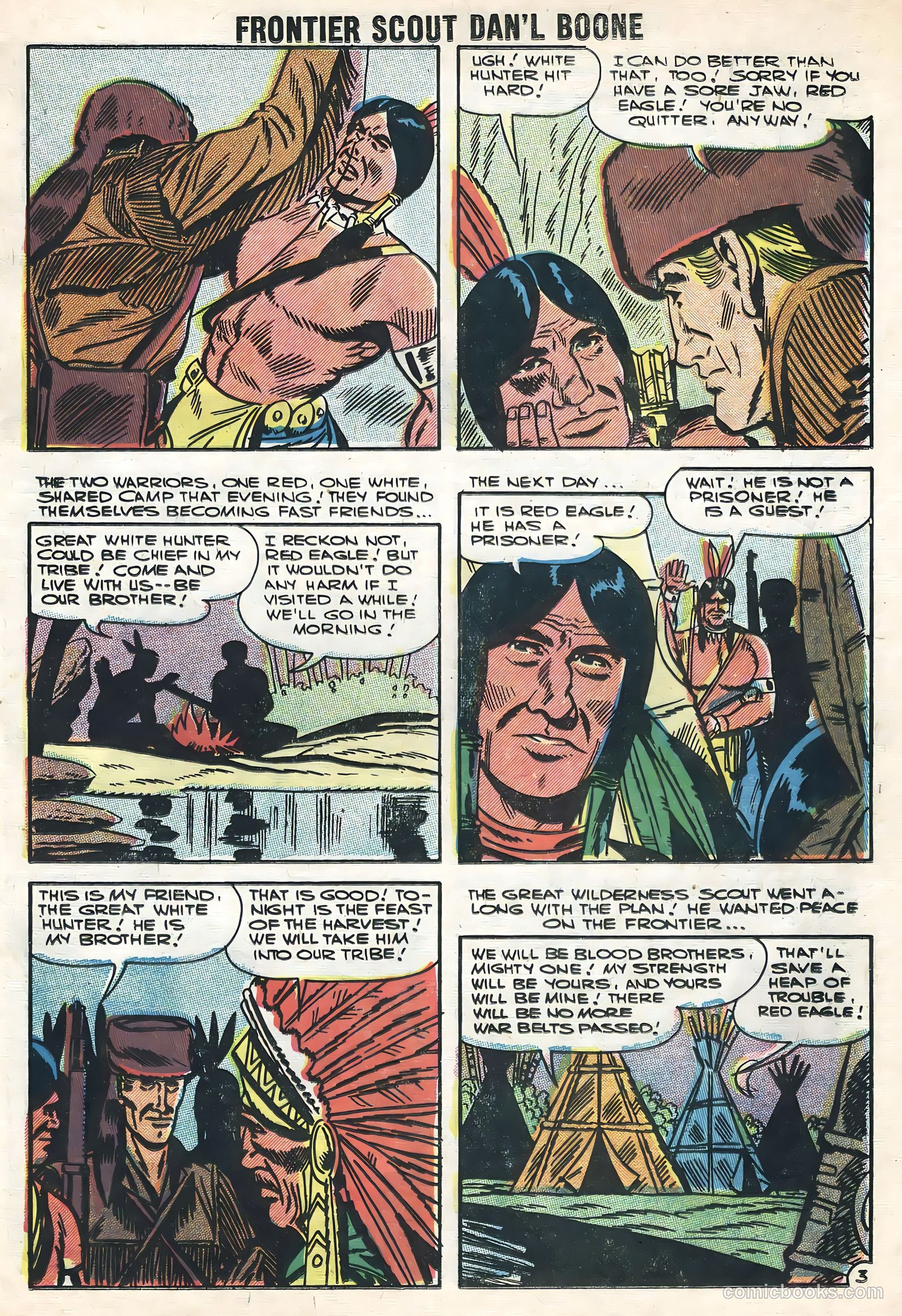 Frontier Scout, Dan'l Boone #13 (1956, Charlton) — page 13 of 36