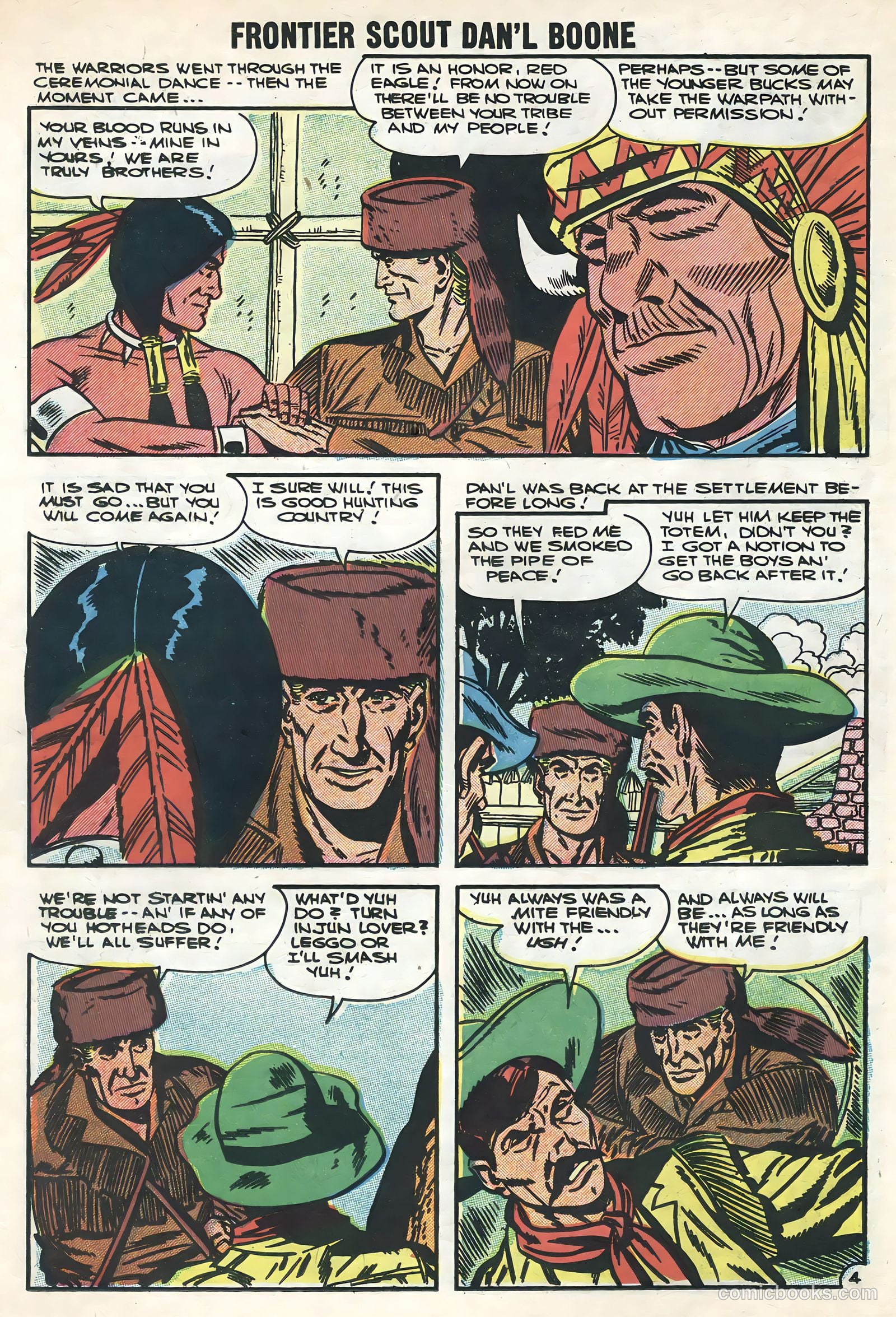 Frontier Scout, Dan'l Boone #13 (1956, Charlton) — page 14 of 36