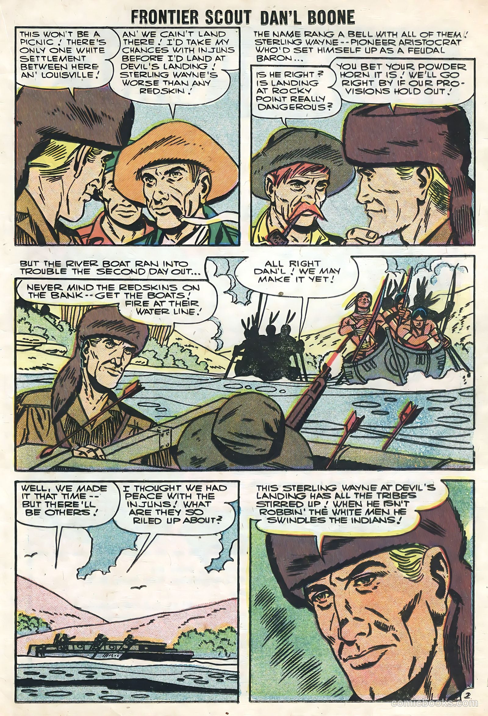 Frontier Scout, Dan'l Boone #13 (1956, Charlton) — page 21 of 36