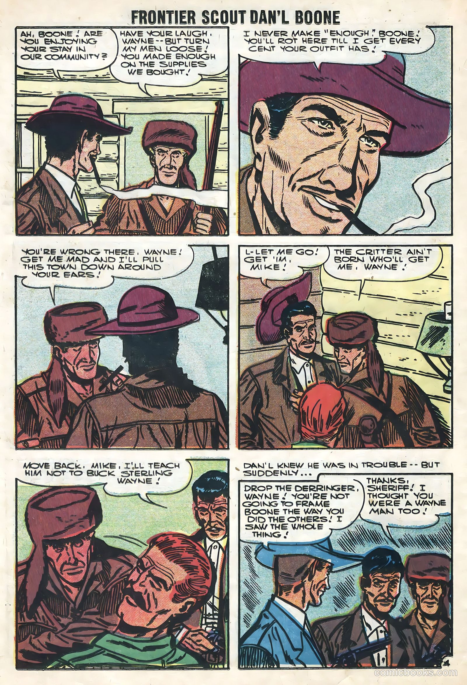 Frontier Scout, Dan'l Boone #13 (1956, Charlton) — page 24 of 36