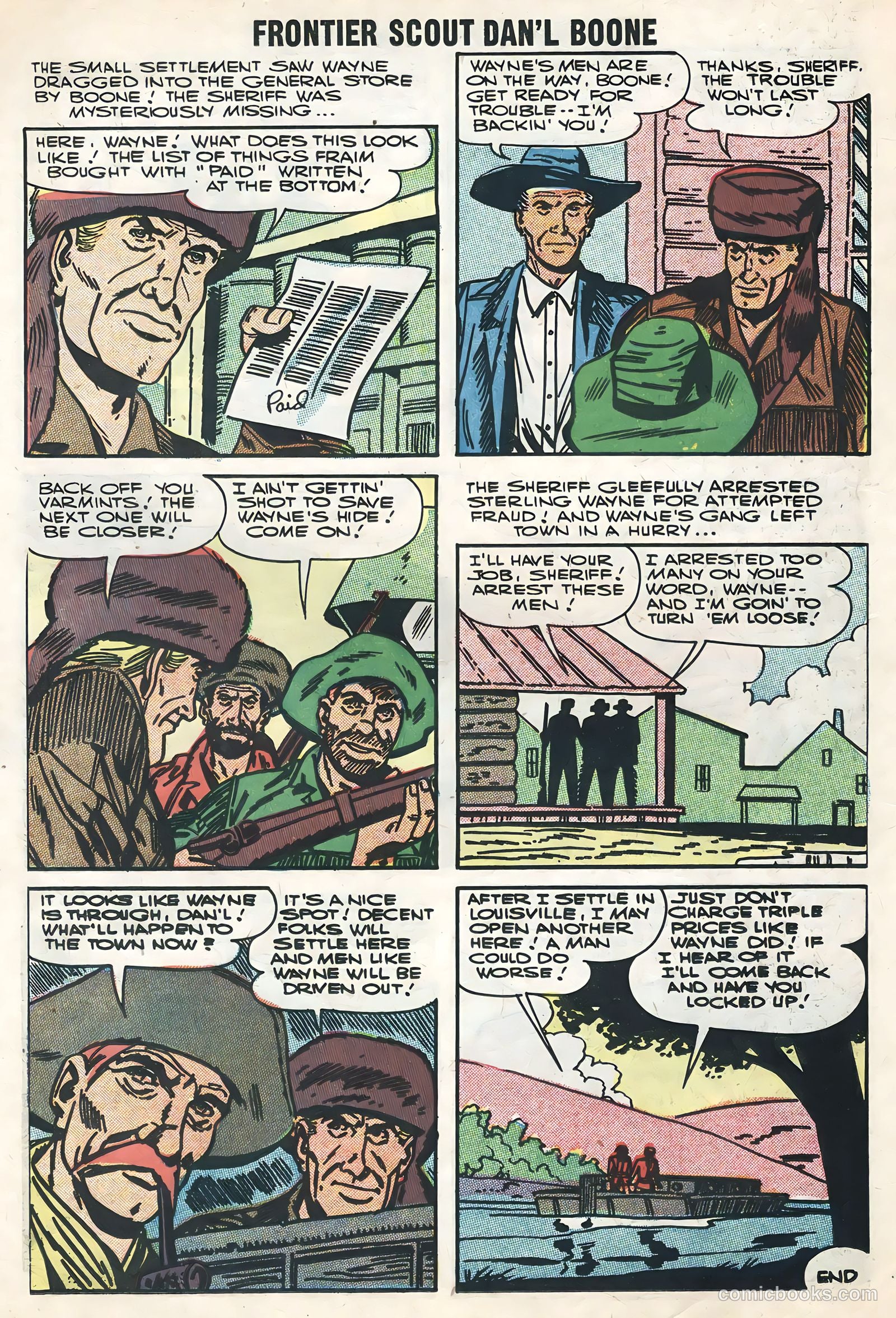Frontier Scout, Dan'l Boone #13 (1956, Charlton) — page 26 of 36