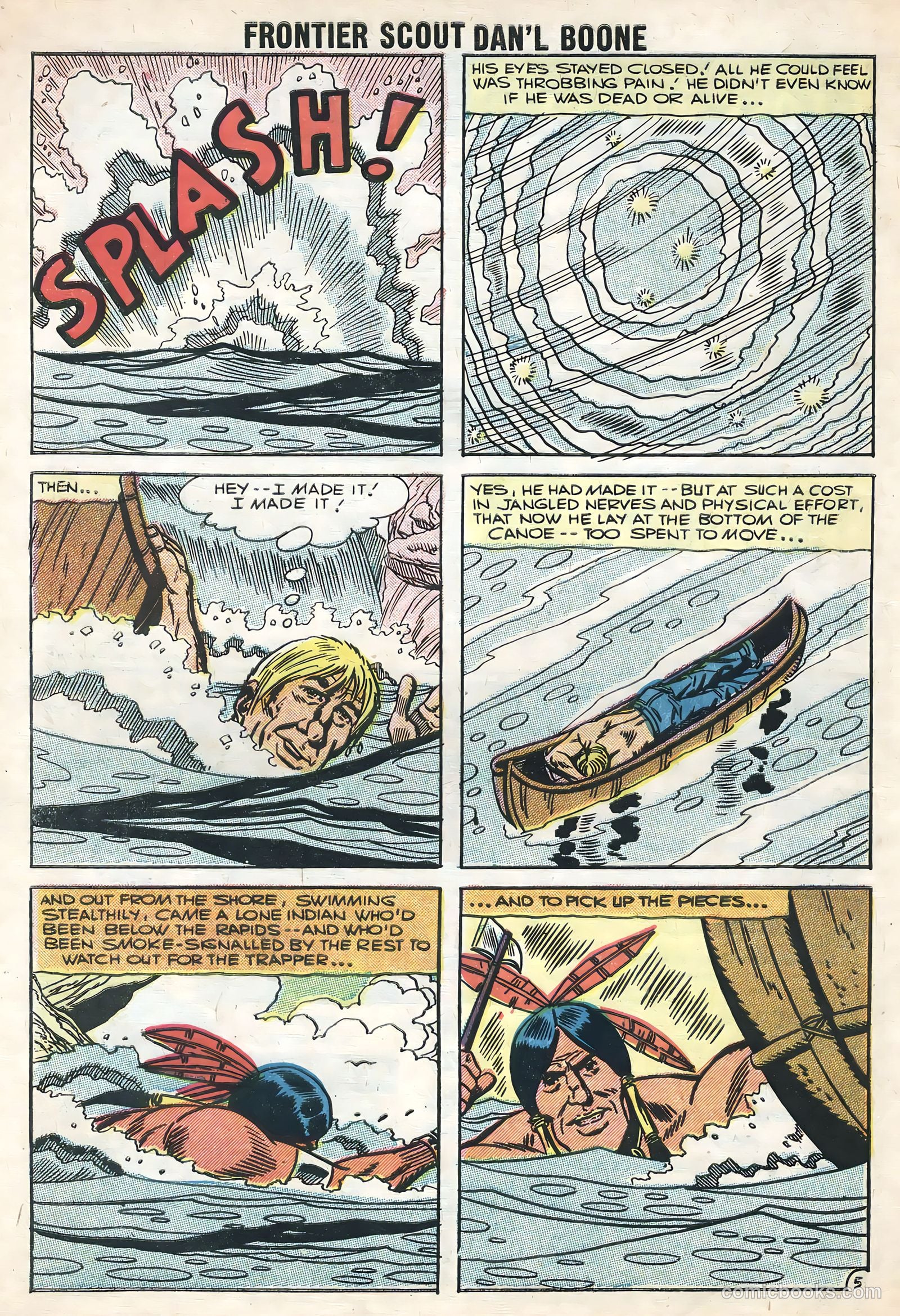Frontier Scout, Dan'l Boone #13 (1956, Charlton) — page 32 of 36