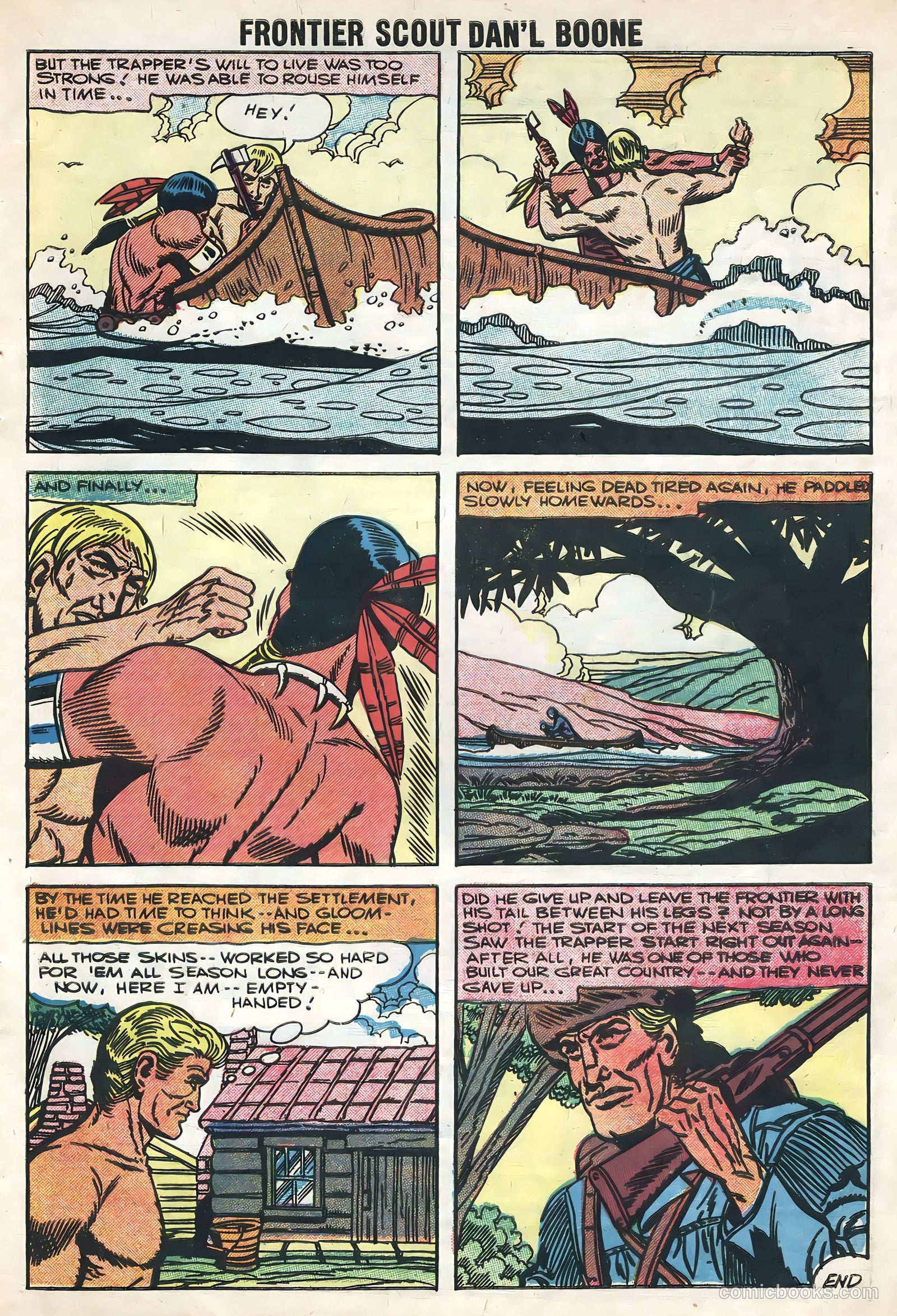 Frontier Scout, Dan'l Boone #13 (1956, Charlton) — page 33 of 36