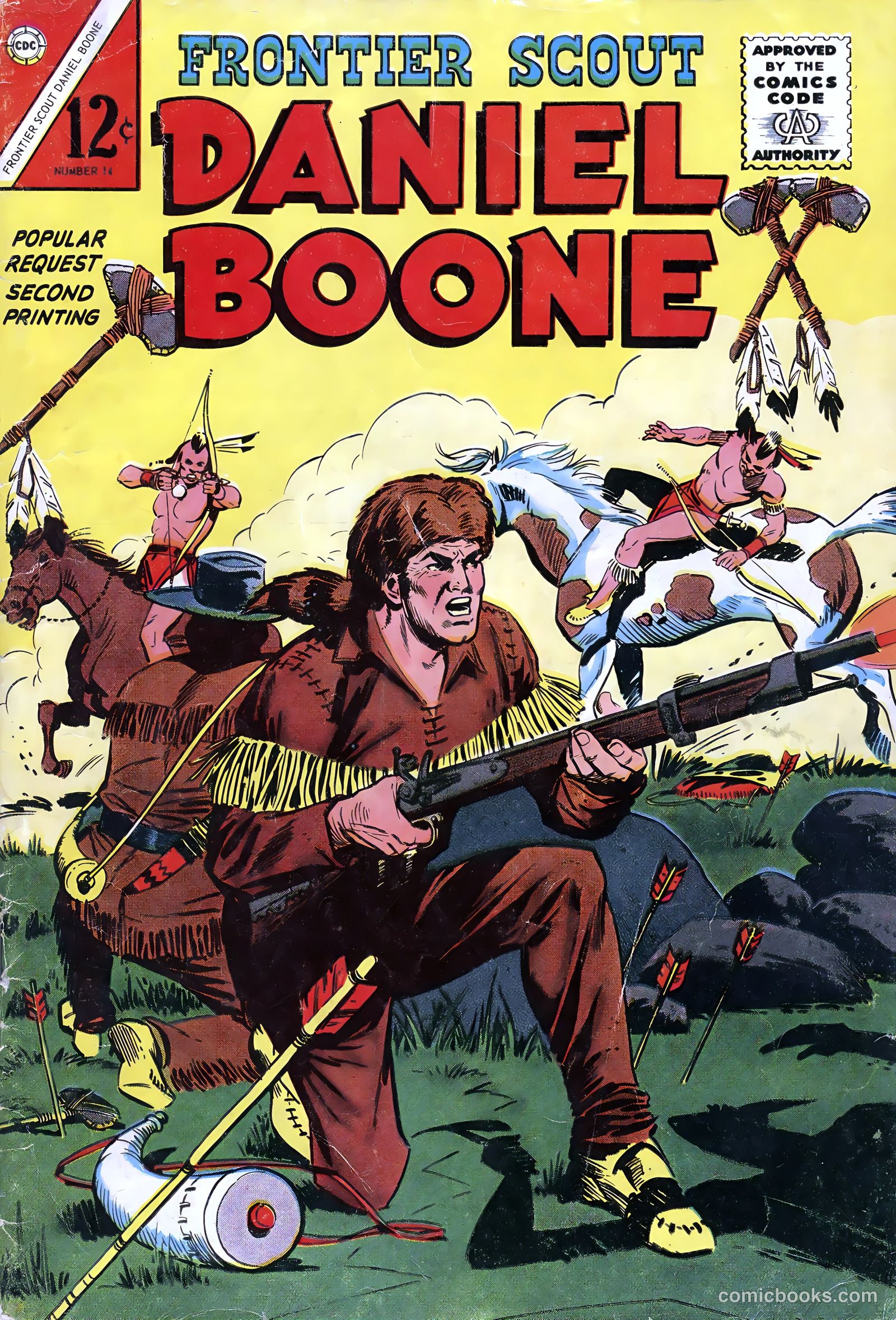 Frontier Scout Daniel Boone #14 cover