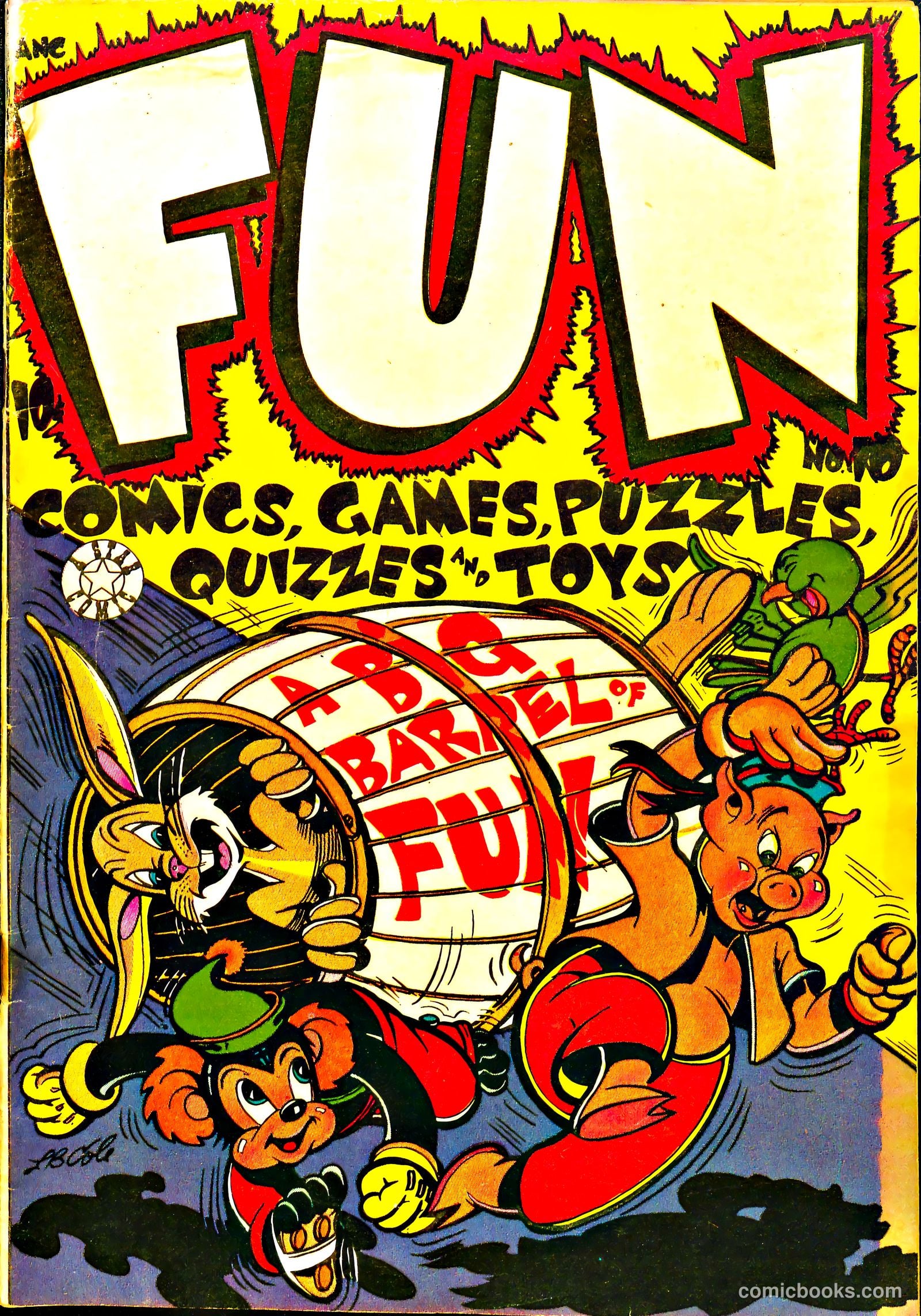 Fun Comics #10 cover