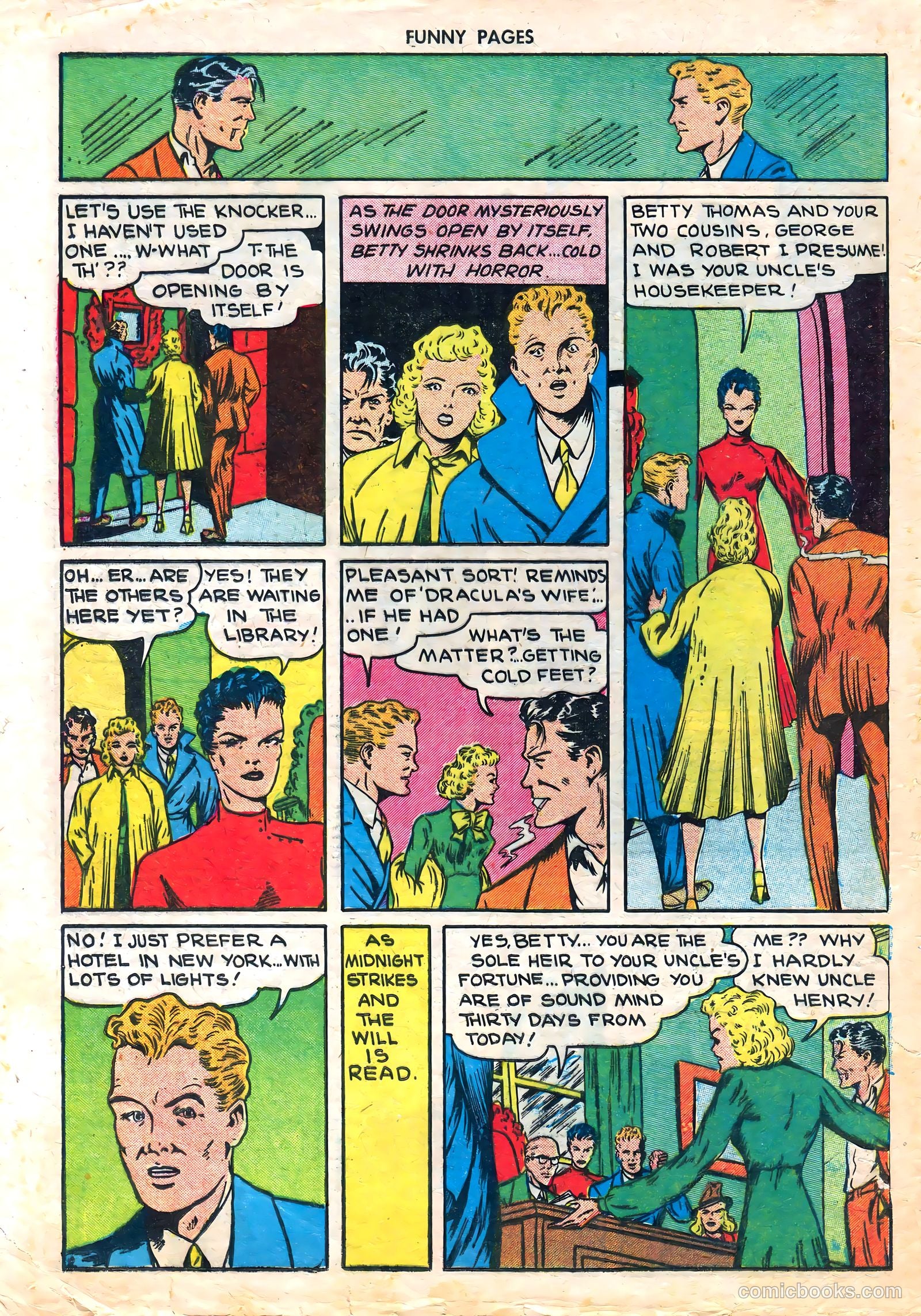 Funny Pages #42 (1940) — page 3 of 50